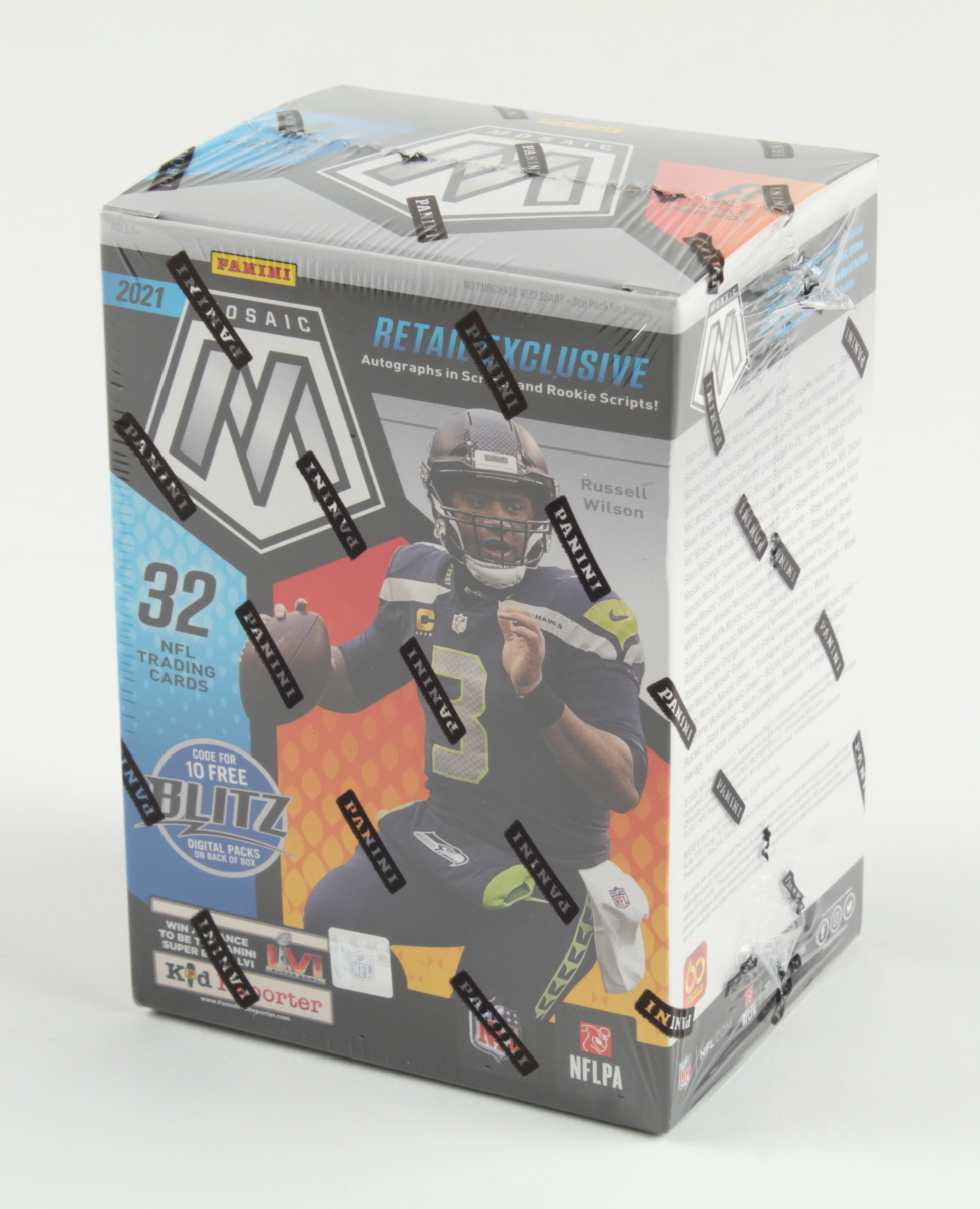 2021 Panini Mosaic Football Blaster Box with (8) Packs at PristineAuction.com 2021 Panini Mosaic Football Blaster Box with (8) Packs at PristineAuction.com