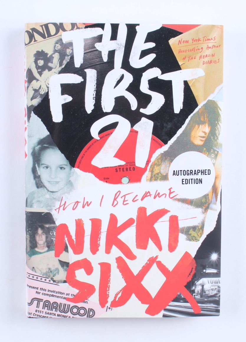 Nikki Sixx Signed "The First 21: How I Became Nikki Sixx" Hardcover Book (JSA) at PristineAuction.com Nikki Sixx Signed "The First 21: How I Became Nikki Sixx" Hardcover Book (JSA) at PristineAuction.com