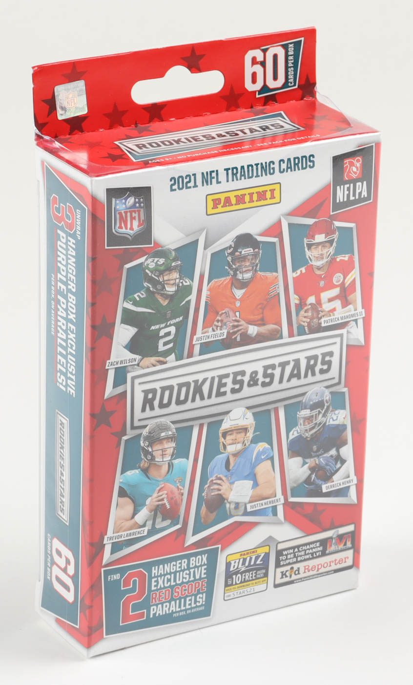 2021 Panini Rookies & Stars Football Hanger Box with (60) Cards at PristineAuction.com 2021 Panini Rookies & Stars Football Hanger Box with (60) Cards at PristineAuction.com