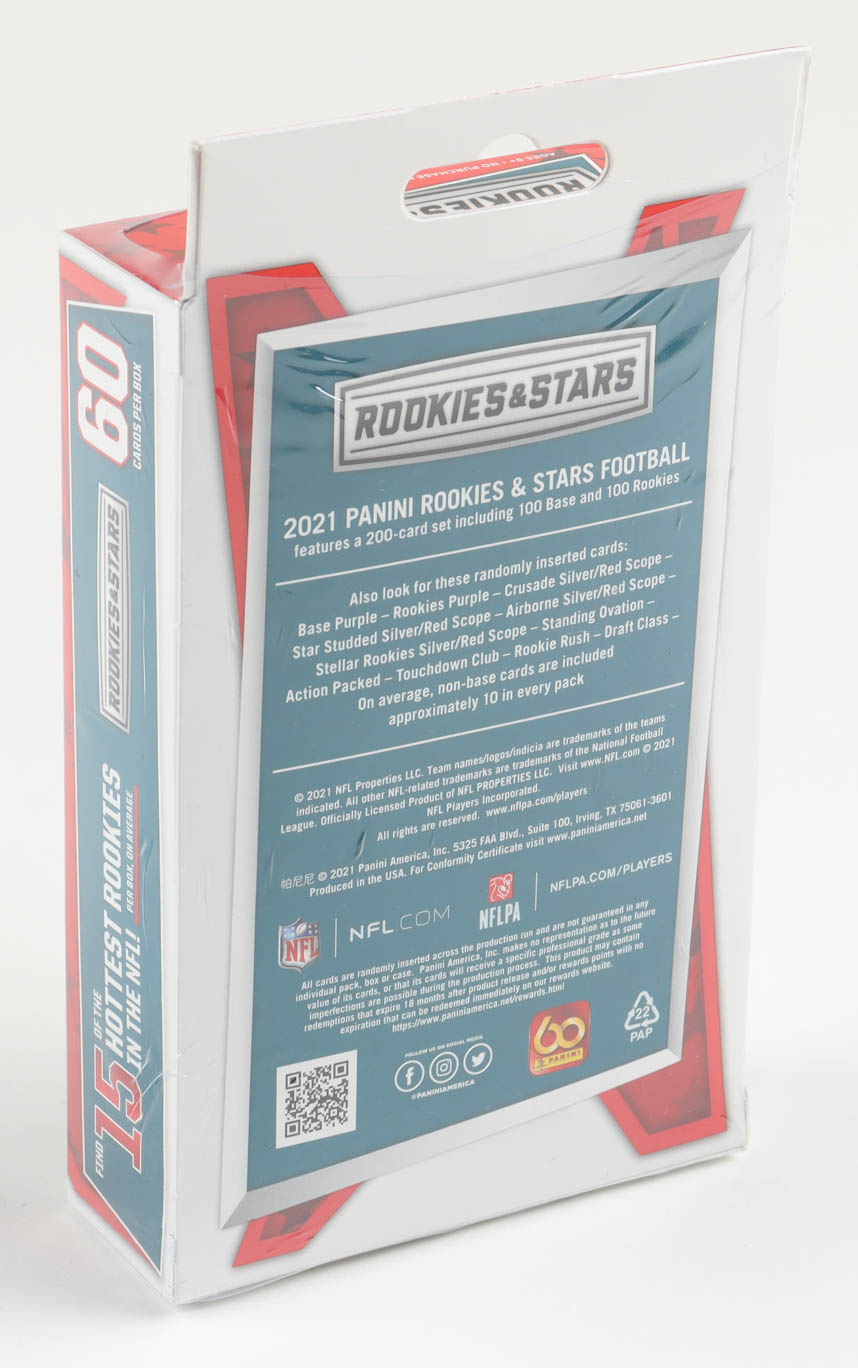 2021 Panini Rookies & Stars Football Hanger Box with (60) Cards at PristineAuction.com 2021 Panini Rookies & Stars Football Hanger Box with (60) Cards at PristineAuction.com