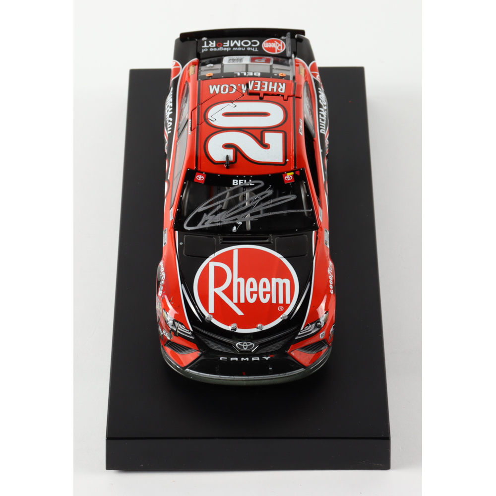 Christopher Bell Signed 2021 NASCAR #20 Rheem Daytona Win Camry - 1:24 Premium Action Diecast Car (PA) at PristineAuction.com