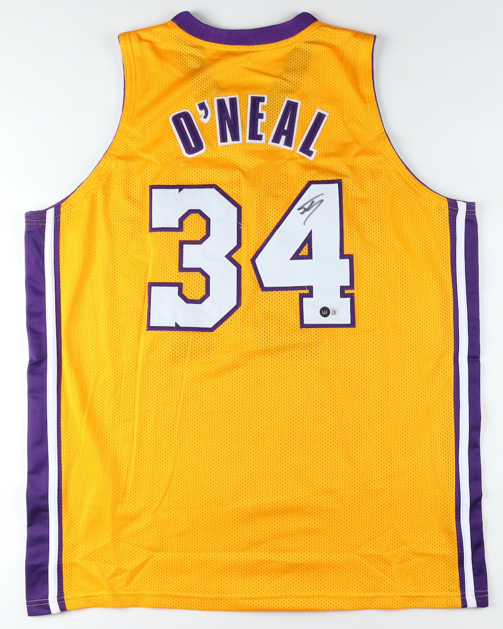 Shaquille O'Neal Signed Jersey (Beckett) at PristineAuction.com Shaquille O'Neal Signed Jersey (Beckett) at PristineAuction.com
