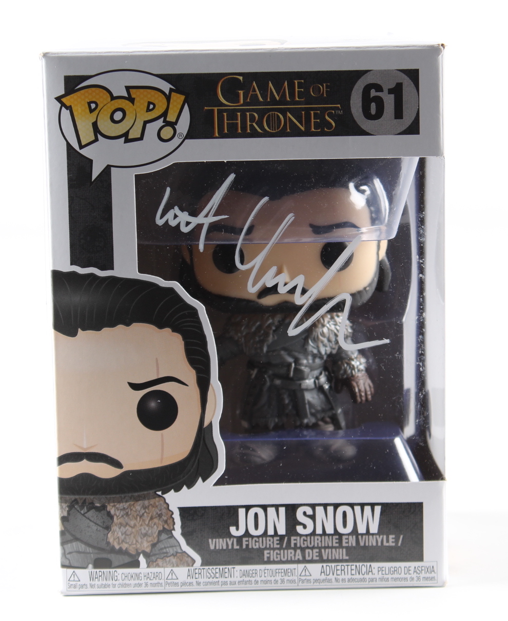 Kit Harington Signed "Game of Thrones" #61 Jon Snow Funko Pop Figure (Beckett) at PristineAuction.com Kit Harington Signed "Game of Thrones" #61 Jon Snow Funko Pop Figure (Beckett) at PristineAuction.com