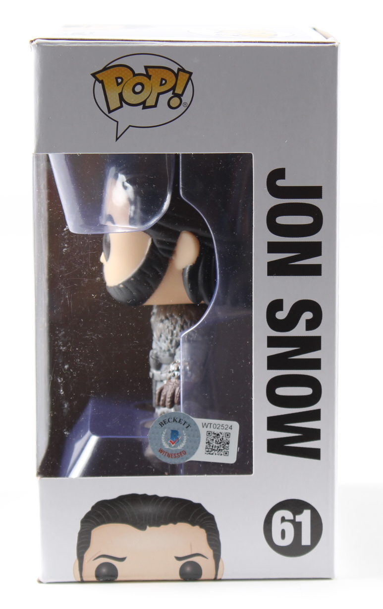 Kit Harington Signed "Game of Thrones" #61 Jon Snow Funko Pop Figure (Beckett) at PristineAuction.com Kit Harington Signed "Game of Thrones" #61 Jon Snow Funko Pop Figure (Beckett) at PristineAuction.com