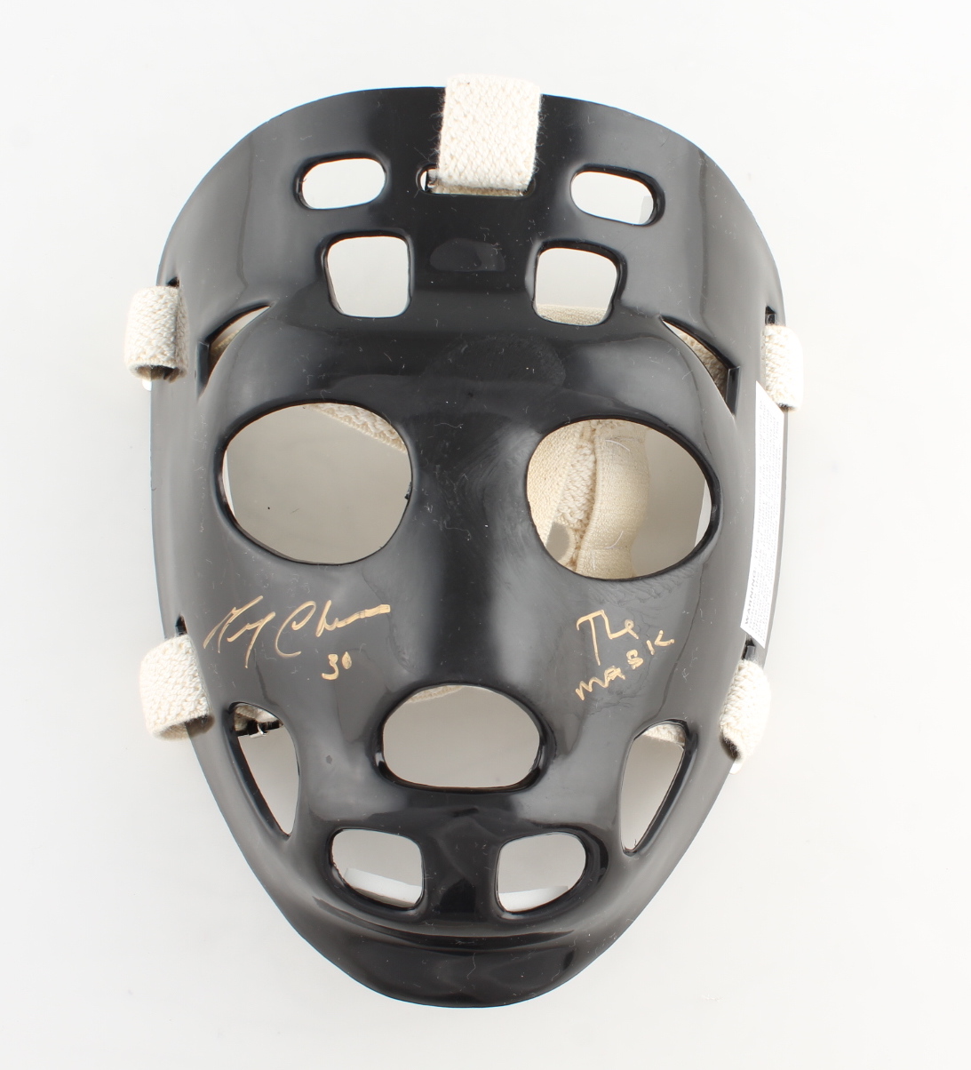 Gerry Cheevers Signed Throwback Goalie Mask Inscribed "The Mask" (Schwartz) at PristineAuction.com Gerry Cheevers Signed Throwback Goalie Mask Inscribed "The Mask" (Schwartz) at PristineAuction.com