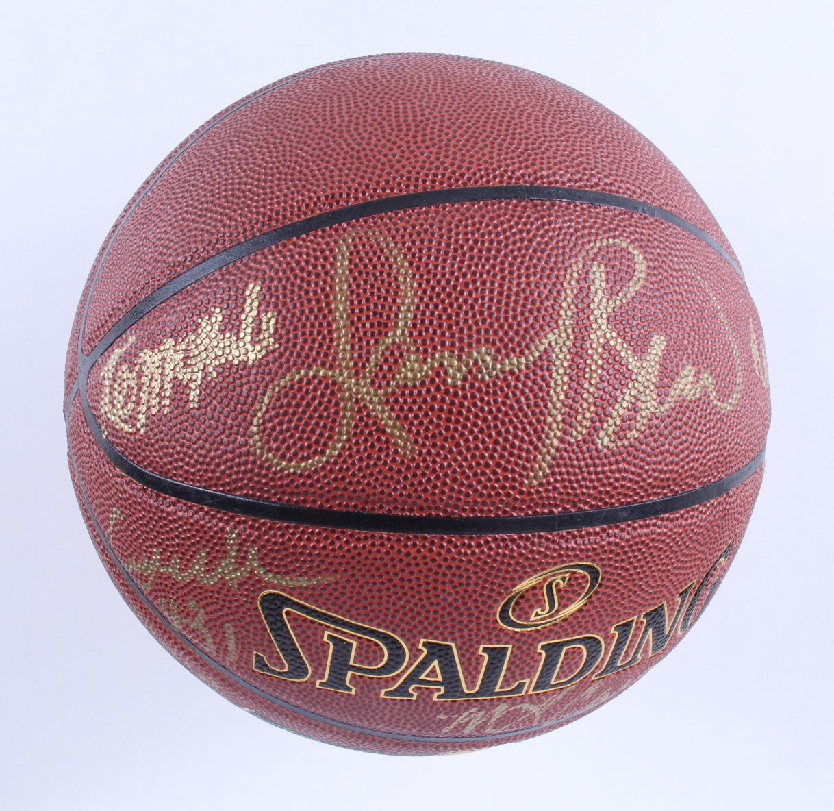 1981 NBA Champions Celtics Basketball Signed by (8) with Larry Bird, Kevin McHale, Robert Parish, Gerald Henderson, Cedric Maxwell (JSA & PSA) at PristineAuction.com 1981 NBA Champions Celtics Basketball Signed by (8) with Larry Bird, Kevin McHale, Robert Parish, Gerald Henderson, Cedric Maxwell (JSA & PSA) at PristineAuction.com
