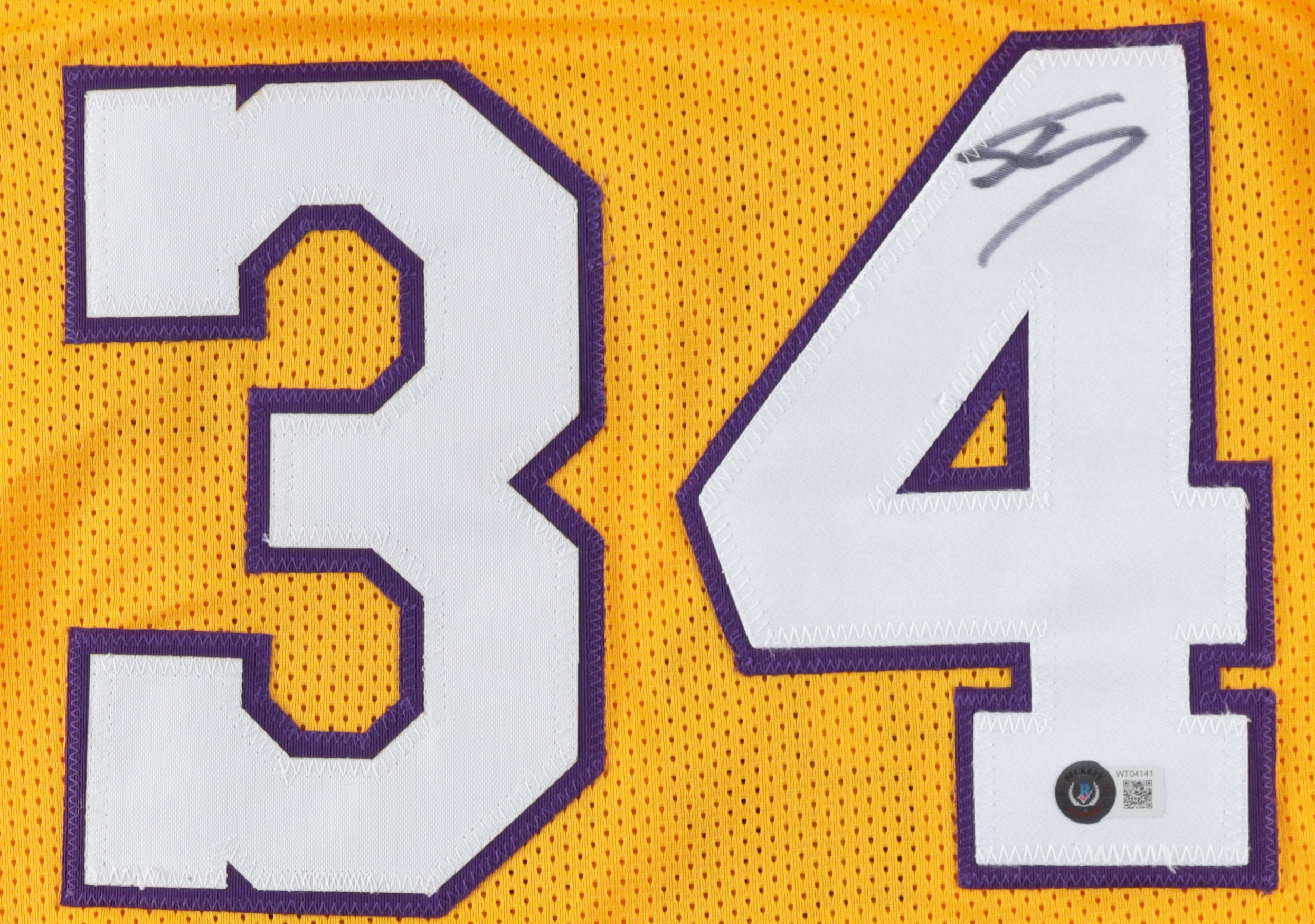 Shaquille O'Neal Signed Jersey (Beckett) at PristineAuction.com Shaquille O'Neal Signed Jersey (Beckett) at PristineAuction.com