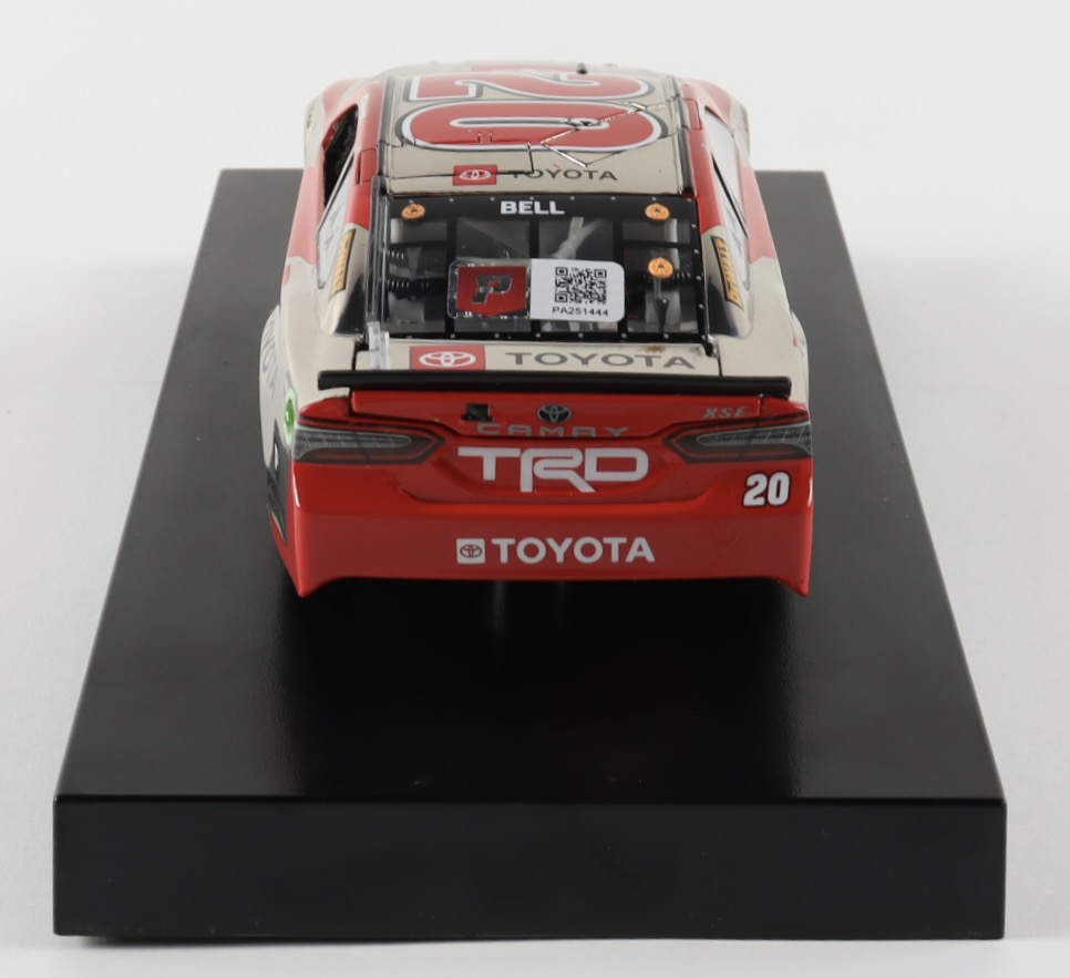 Christopher Bell Signed 2021 NASCAR #20 Toyota Camry Color Chrome - 1:24 Premium Action Diecast Car (PA) at PristineAuction.com Christopher Bell Signed 2021 NASCAR #20 Toyota Camry Color Chrome - 1:24 Premium Action Diecast Car (PA) at PristineAuction.com
