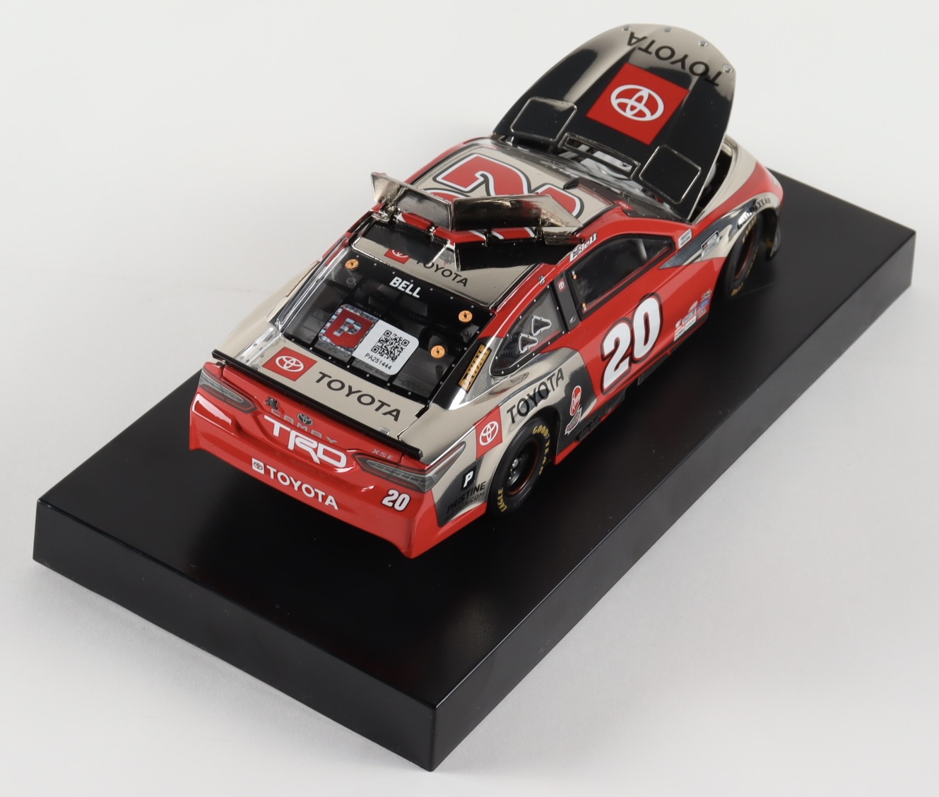 Christopher Bell Signed 2021 NASCAR #20 Toyota Camry Color Chrome - 1:24 Premium Action Diecast Car (PA) at PristineAuction.com Christopher Bell Signed 2021 NASCAR #20 Toyota Camry Color Chrome - 1:24 Premium Action Diecast Car (PA) at PristineAuction.com