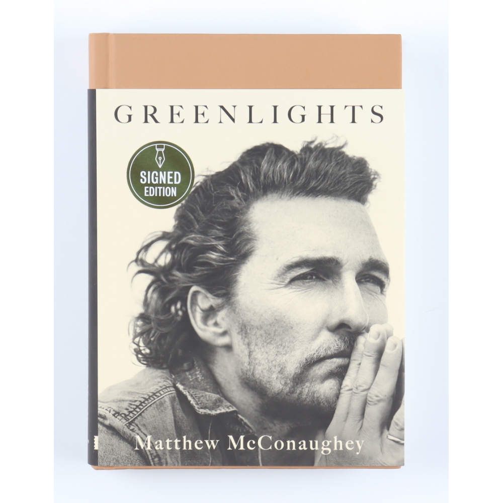 Matthew McConaughey Signed "Green Lights" Hardcover Book (JSA