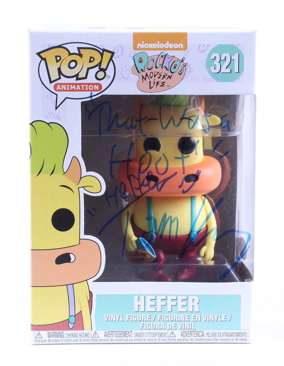 Tom Kenny Signed "Rocko's Modern Life" #321 Heffer Funko Pop! Vinyl Figure Inscribed "That Was A Hoot!" & "Heffer" (JSA) at PristineAuction.com Tom Kenny Signed "Rocko's Modern Life" #321 Heffer Funko Pop! Vinyl Figure Inscribed "That Was A Hoot!" & "Heffer" (JSA) at PristineAuction.com