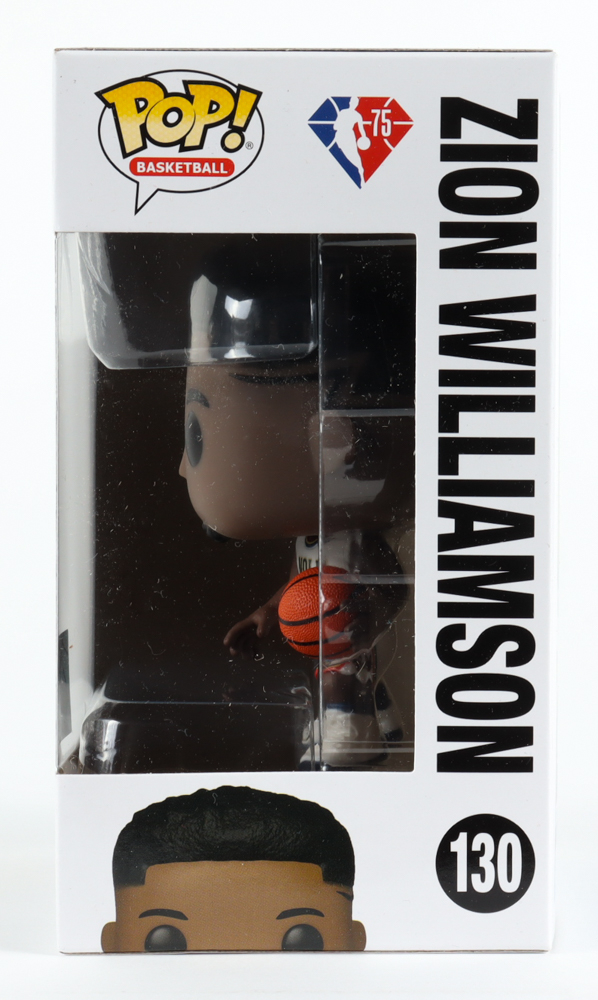 Figurine Funko POP! NBA : Zion Williamson (Pelicans, Maillot Bleu) - Vinyle 9,5 Cm - Cadeau Collectionneur, Fan Basketball
