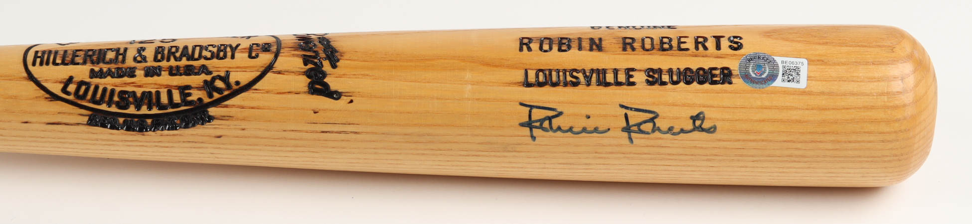 Robin Roberts Signed Louisville Slugger Player Model Baseball Bat (Beckett) at PristineAuction.com Robin Roberts Signed Louisville Slugger Player Model Baseball Bat (Beckett) at PristineAuction.com