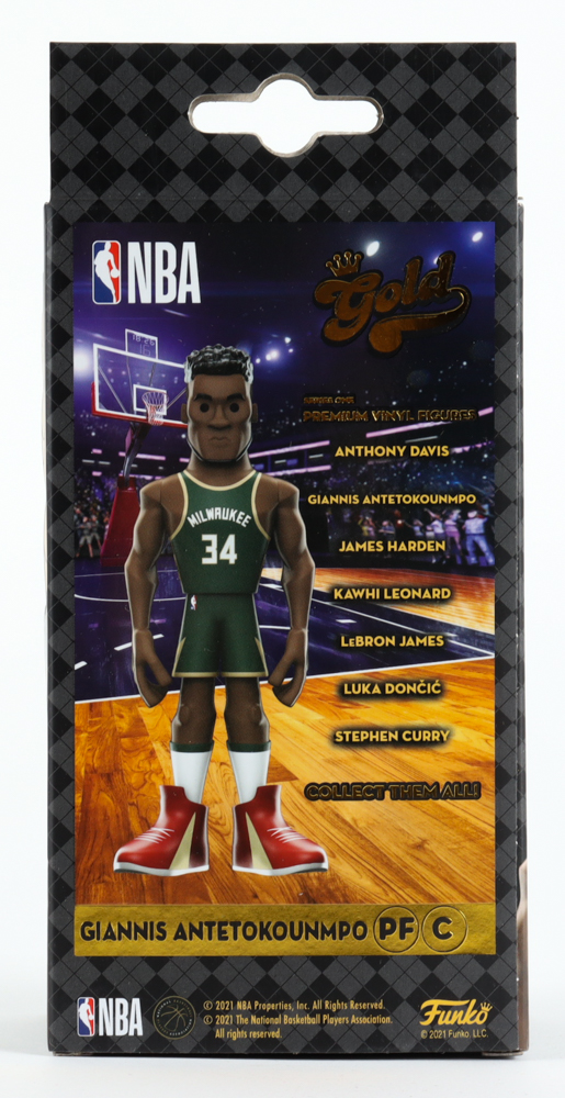 Giannis Antetokounmpo Bucks Funko Gold Vinyl Figure at PristineAuction.com Giannis Antetokounmpo Bucks Funko Gold Vinyl Figure at PristineAuction.com