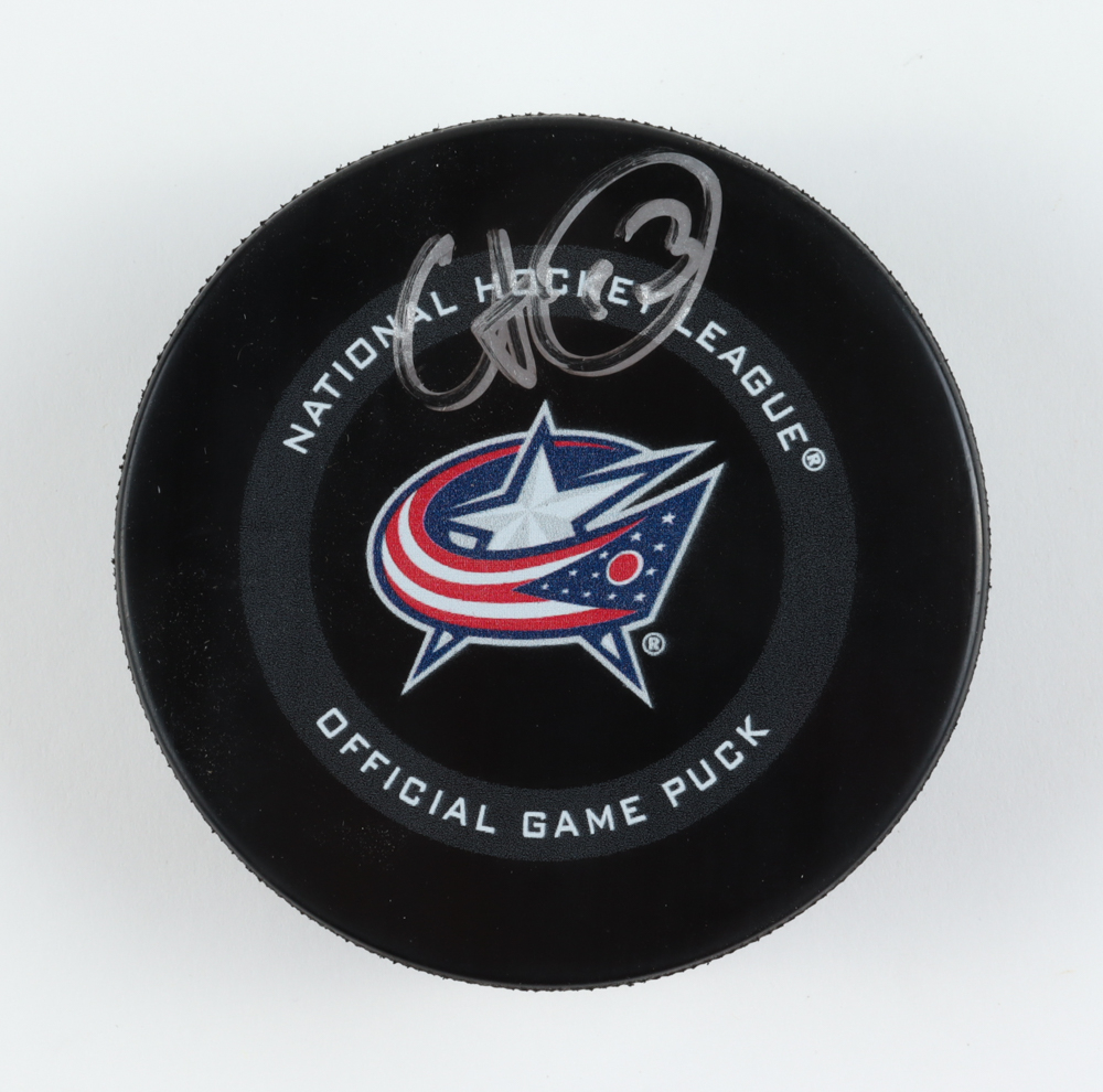 columbus blue jackets hockey puck