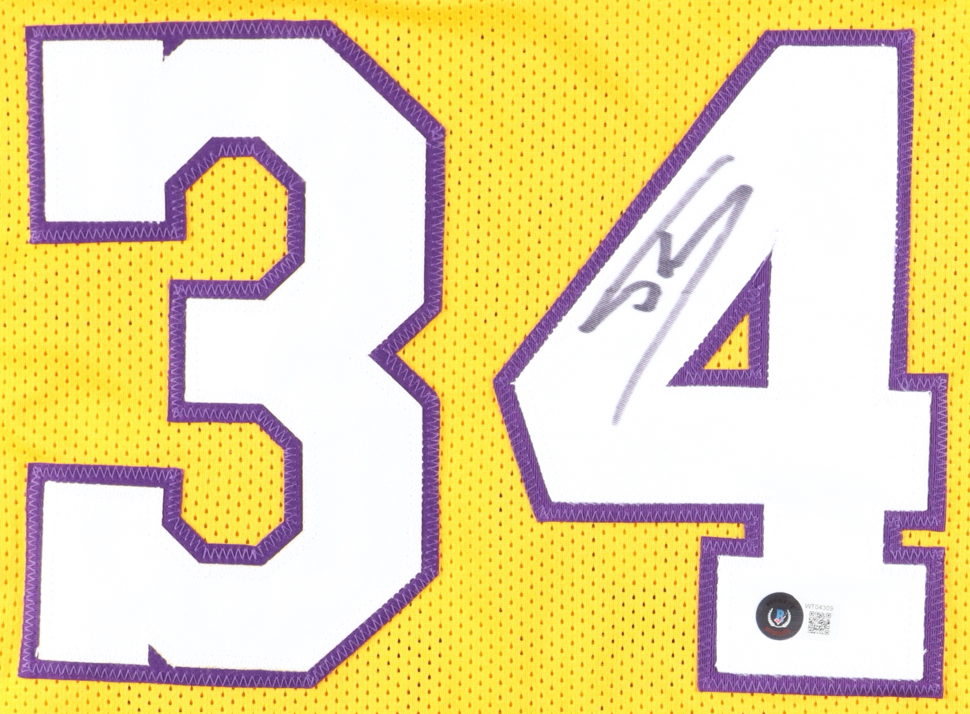 Shaquille O'Neal Signed Jersey (Beckett) at PristineAuction.com Shaquille O'Neal Signed Jersey (Beckett) at PristineAuction.com