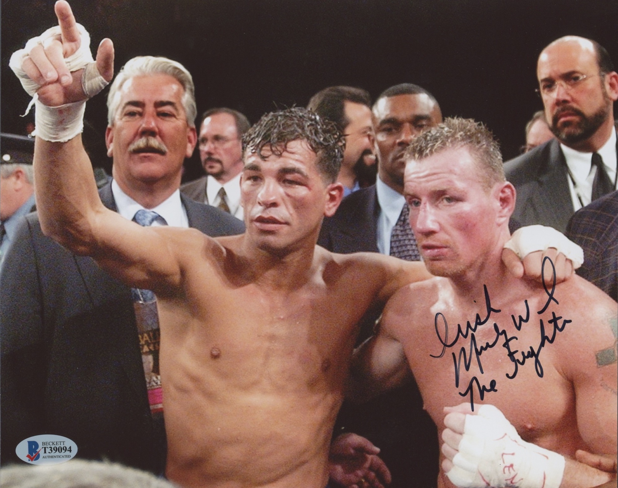 "Irish" Mickey Ward Signed 8x10 Photo Inscribed "The Fighter" (Beckett) at PristineAuction.com "Irish" Mickey Ward Signed 8x10 Photo Inscribed "The Fighter" (Beckett) at PristineAuction.com