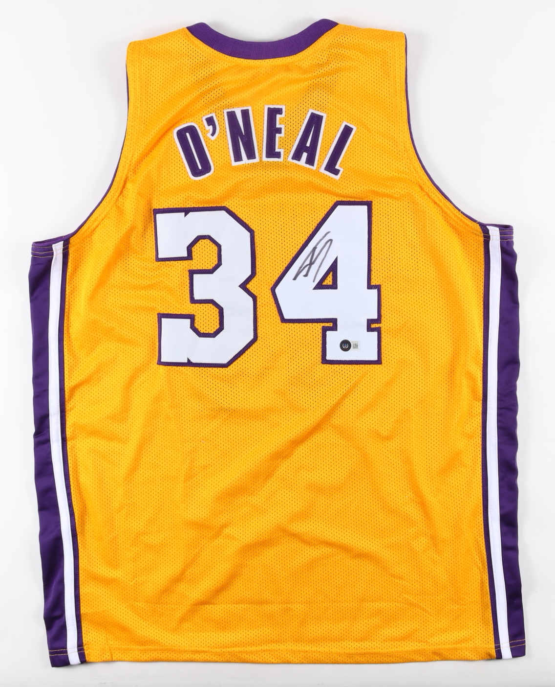 Shaquille O'Neal Signed Jersey (Beckett) at PristineAuction.com Shaquille O'Neal Signed Jersey (Beckett) at PristineAuction.com