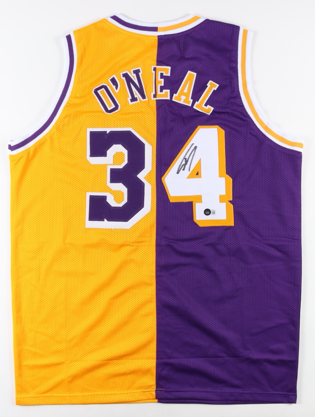 Shaquille O'Neal Signed Jersey (Beckett) at PristineAuction.com Shaquille O'Neal Signed Jersey (Beckett) at PristineAuction.com