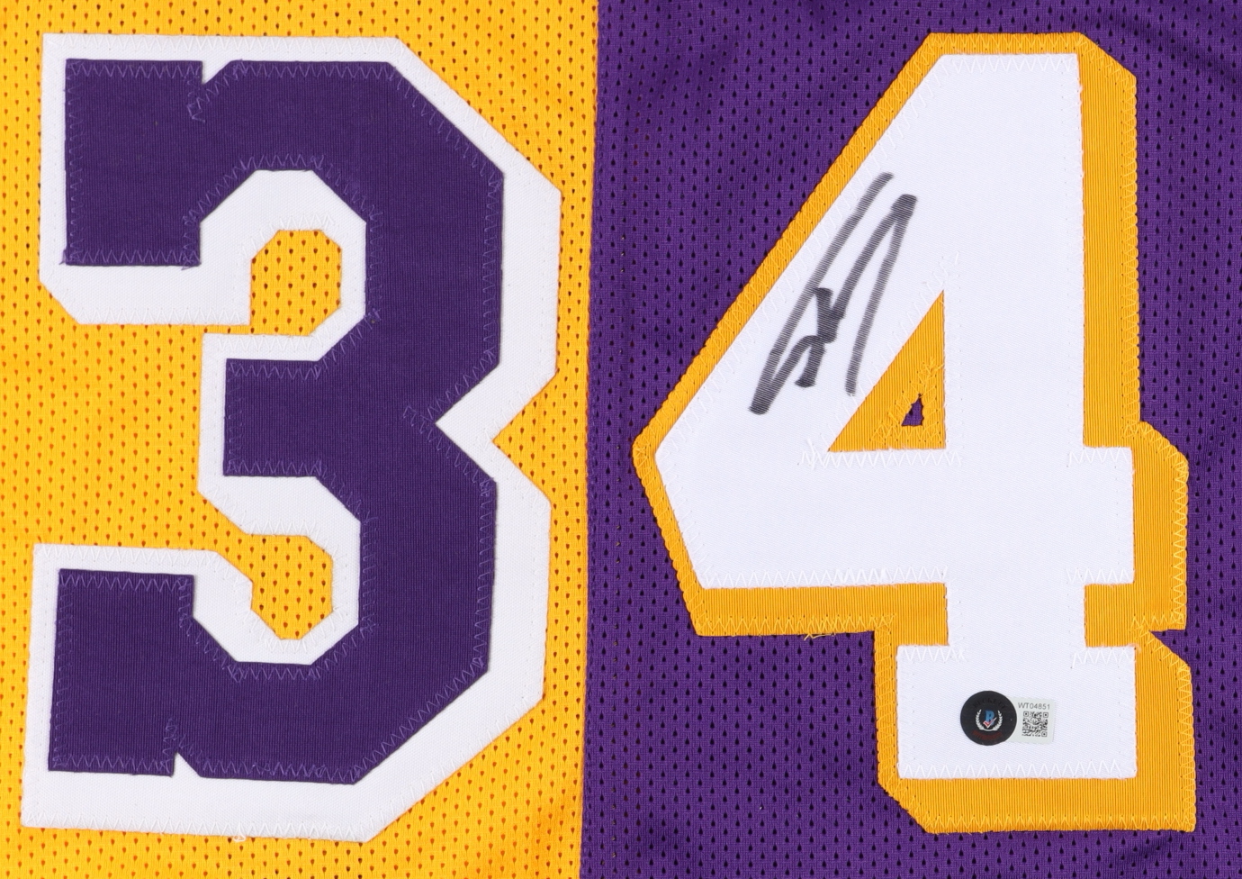 Shaquille O'Neal Signed Jersey (Beckett) at PristineAuction.com Shaquille O'Neal Signed Jersey (Beckett) at PristineAuction.com