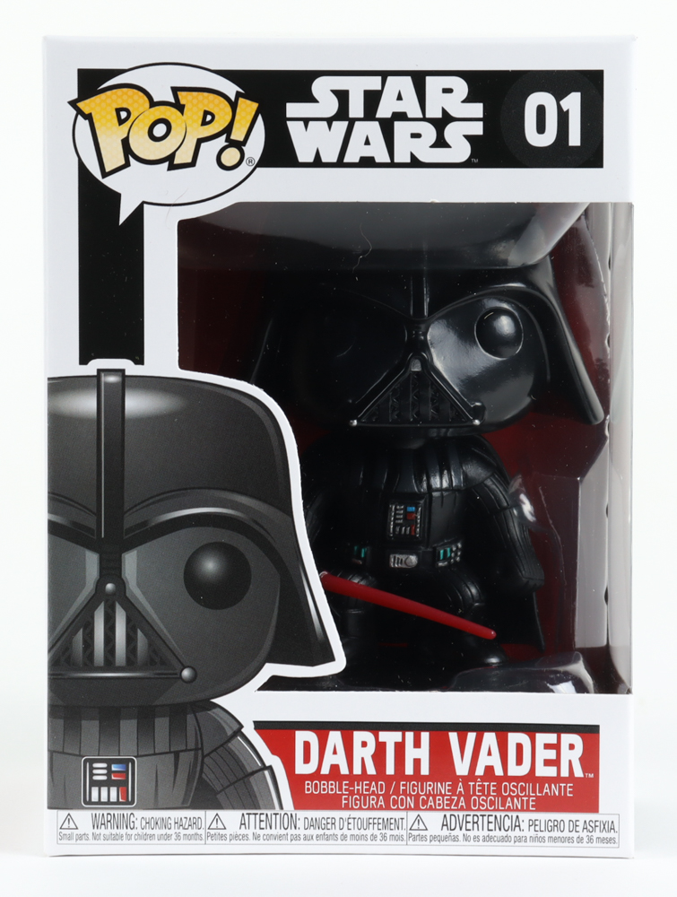 "Star Wars" #01 Darth Vader Funko Pop! Vinyl Figure at PristineAuction.com "Star Wars" #01 Darth Vader Funko Pop! Vinyl Figure at PristineAuction.com