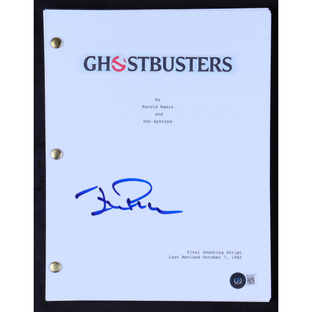 Ghostbusters 3 Script Ivan Reitman Signed