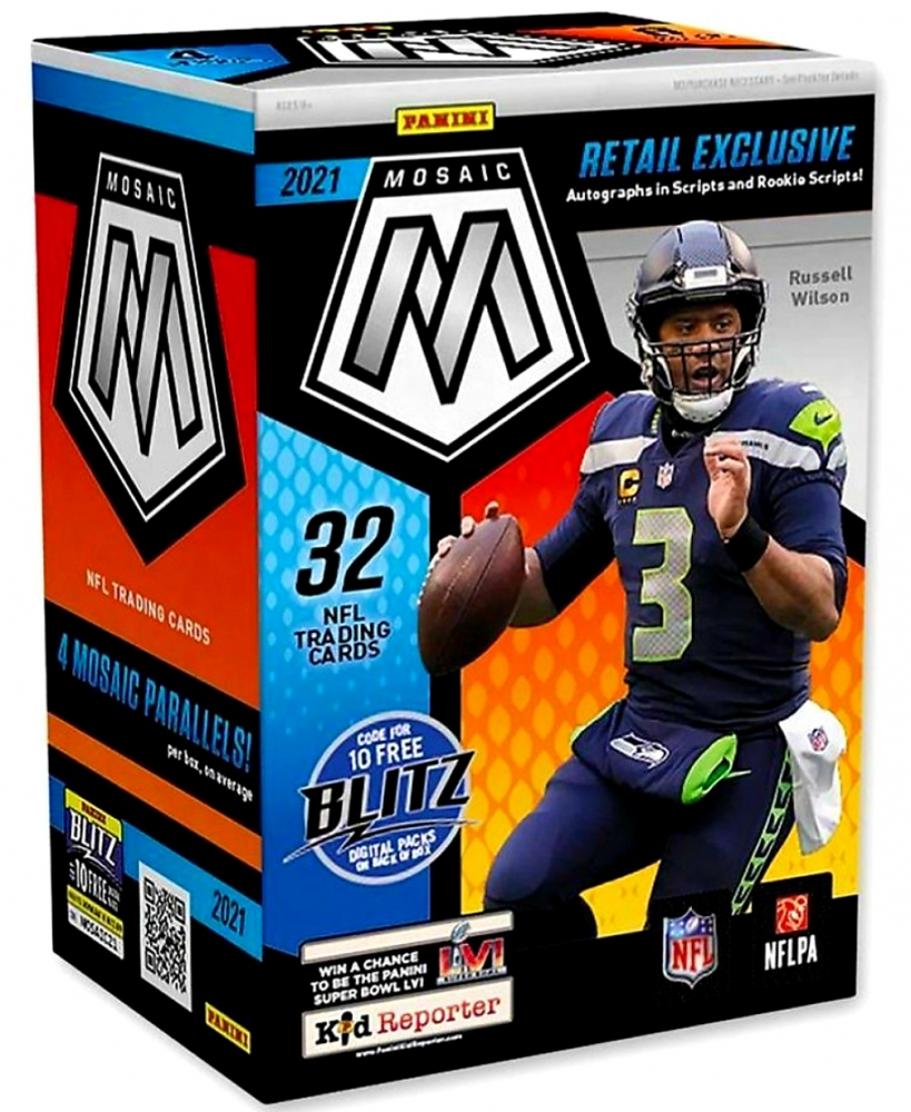 2021 Panini Mosaic Football Blaster Box With 8 Packs Pristine Auction 2021 Panini Mosaic Football Blaster Box With 8 Packs Pristine Auction