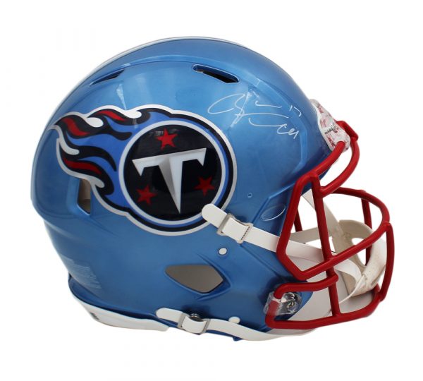 Ryan Tannehill Signed Titans Full-Size Authentic On-Field Flash Alternate Speed Helmet (Beckett) at PristineAuction.com Ryan Tannehill Signed Titans Full-Size Authentic On-Field Flash Alternate Speed Helmet (Beckett) at PristineAuction.com