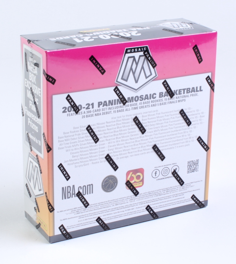 2020-21 Panini Mosaic Basketball Mega Box with (10) Packs at PristineAuction.com 2020-21 Panini Mosaic Basketball Mega Box with (10) Packs at PristineAuction.com