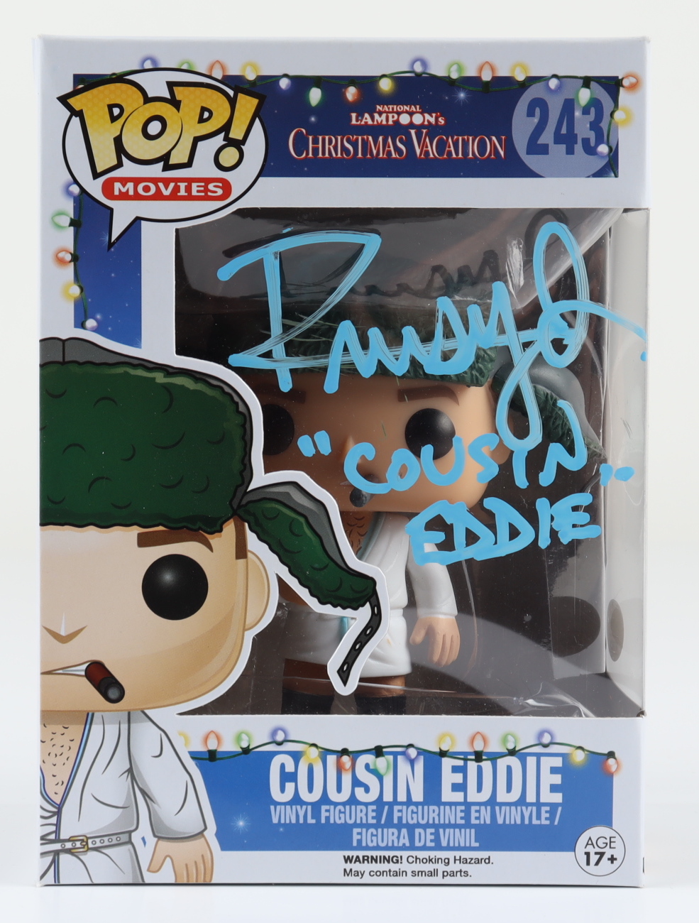 Randy Quaid Signed "National Lampoon's Christmas Vacation" #243 Cousin Eddie Funko Pop! Vinyl Figure Inscribed "Cousin Eddie" (JSA) at PristineAuction.com Randy Quaid Signed "National Lampoon's Christmas Vacation" #243 Cousin Eddie Funko Pop! Vinyl Figure Inscribed "Cousin Eddie" (JSA) at PristineAuction.com