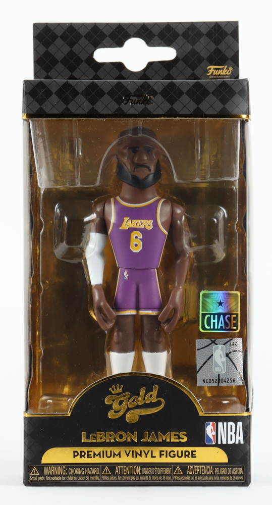 LeBron James Lakers Funko Gold Vinyl Figure at PristineAuction.com LeBron James Lakers Funko Gold Vinyl Figure at PristineAuction.com