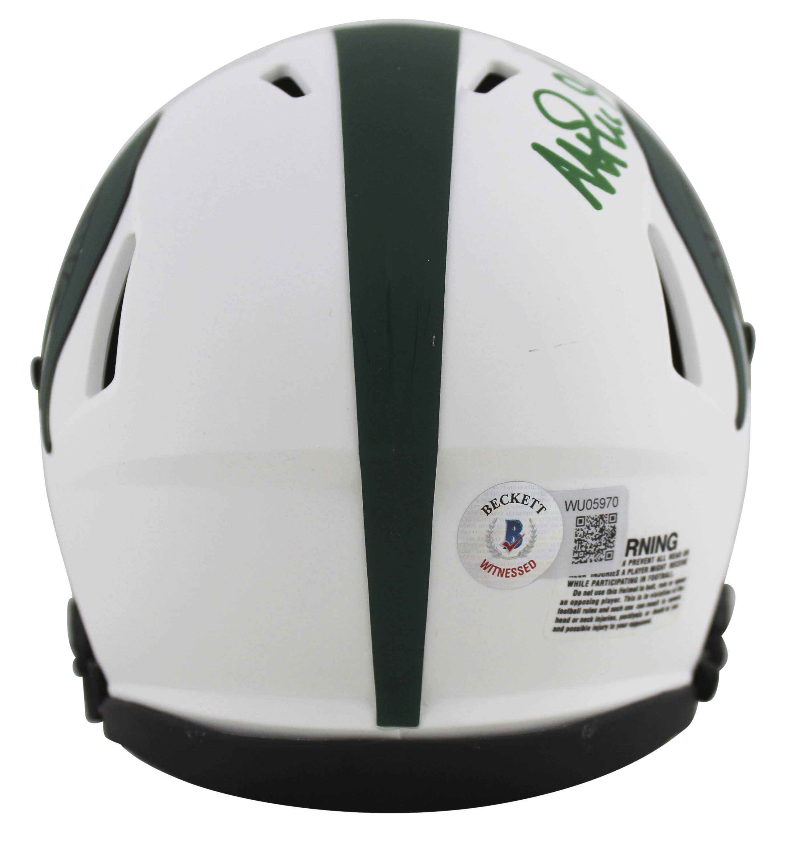 Magic Johnson Signed Michigan State Spartans Lunar Eclipse Alternate Speed Mini Helmet (Beckett) at PristineAuction.com Magic Johnson Signed Michigan State Spartans Lunar Eclipse Alternate Speed Mini Helmet (Beckett) at PristineAuction.com