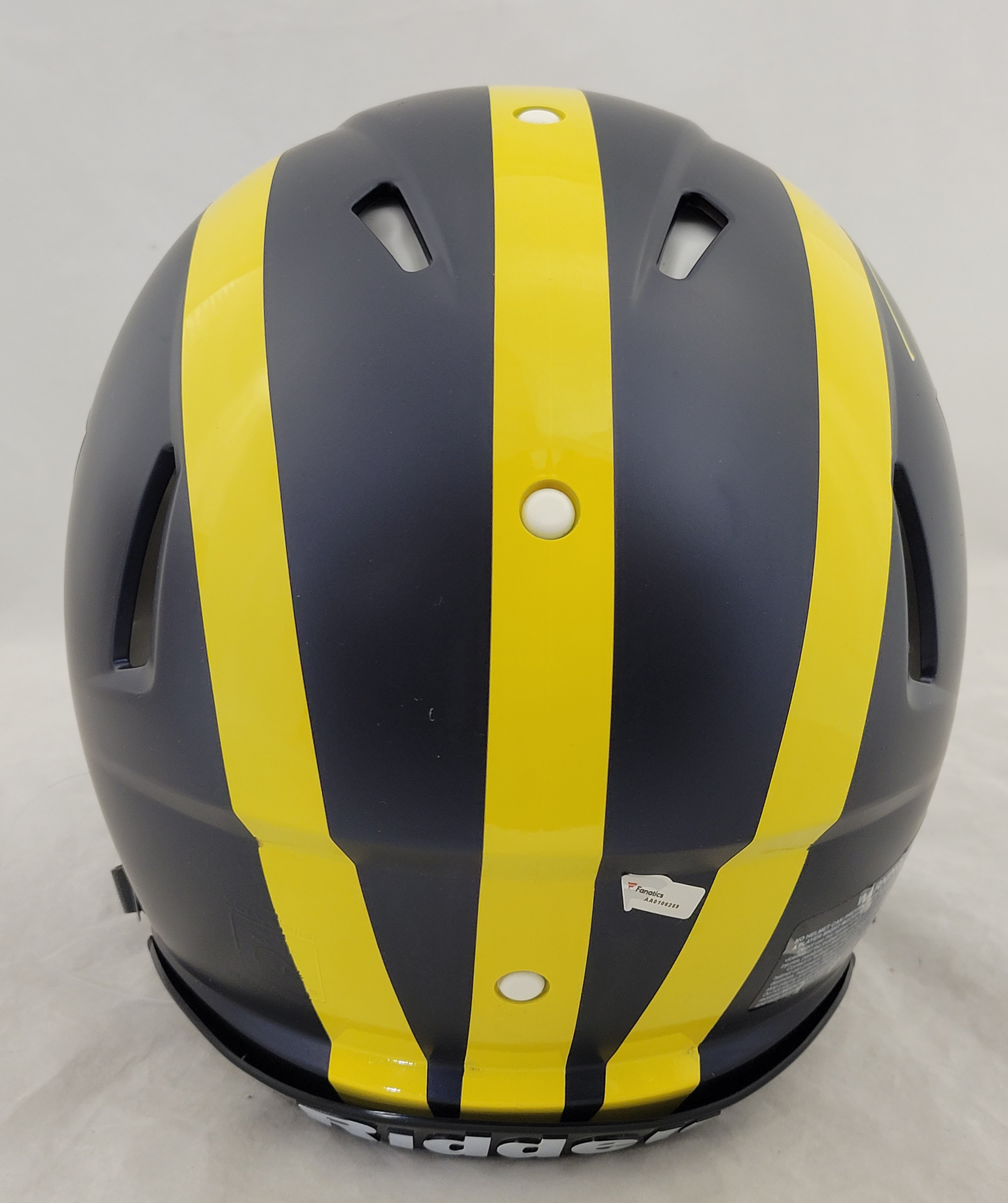 Tom Brady Signed Michigan Wolverines Full-Size Authentic On-Field Speed Helmet (Fanatics) at PristineAuction.com Tom Brady Signed Michigan Wolverines Full-Size Authentic On-Field Speed Helmet (Fanatics) at PristineAuction.com