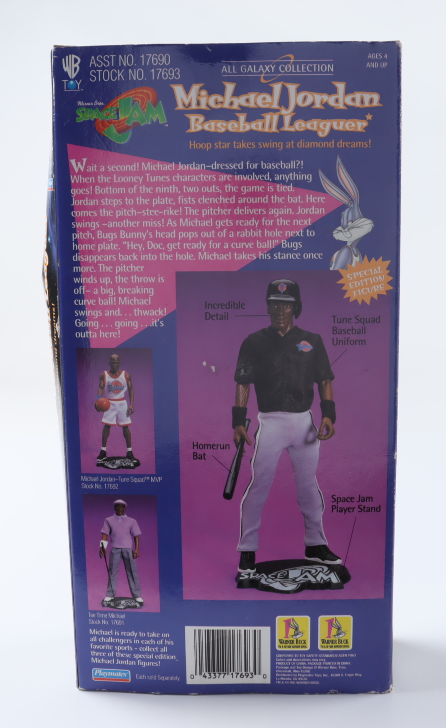 Michael Jordan "Baseball Leaguer" Space Jam Action Figure at PristineAuction.com Michael Jordan "Baseball Leaguer" Space Jam Action Figure at PristineAuction.com