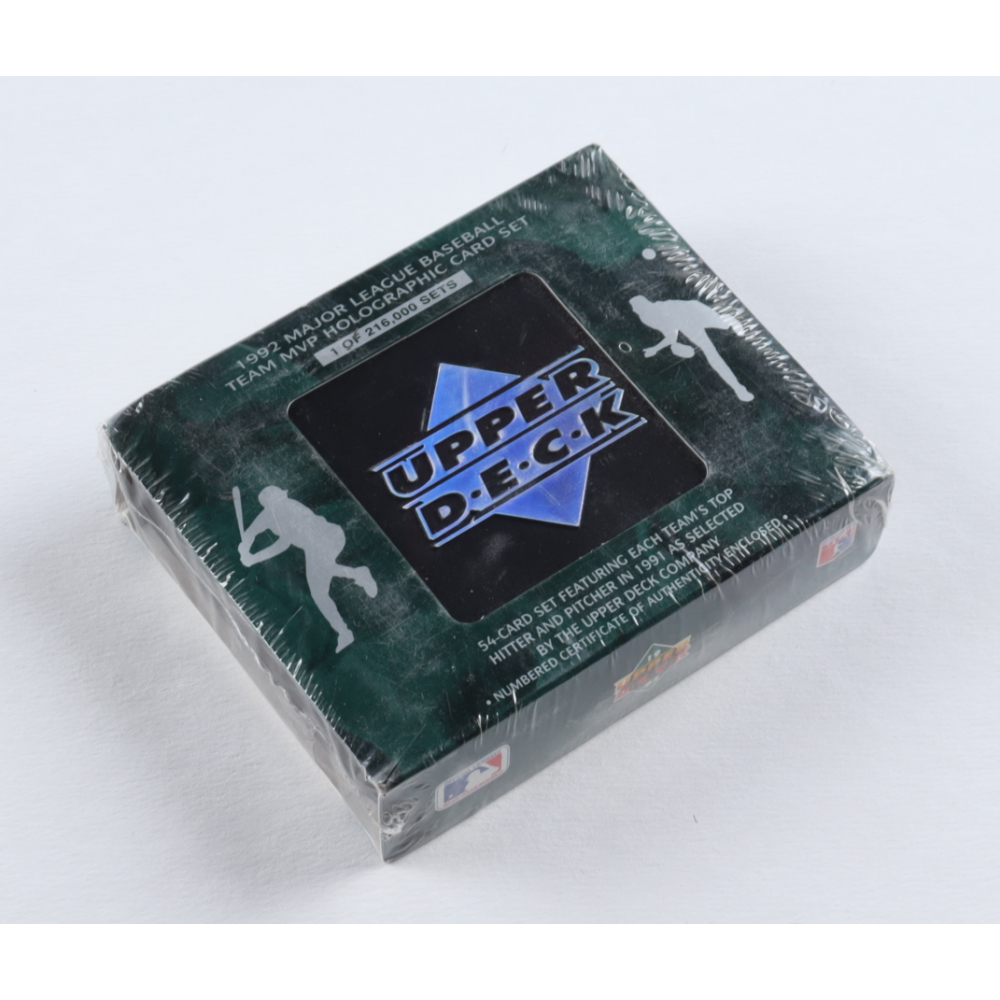 1992 Upper Deck Major League Baseball Team MVP Holographic Baseball Box