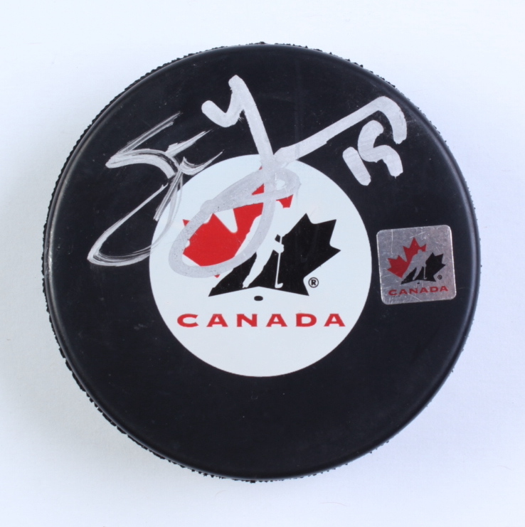 Steve Yzerman Signed Team Canada Logo Hockey Puck (Yzerman) at PristineAuction.com Steve Yzerman Signed Team Canada Logo Hockey Puck (Yzerman) at PristineAuction.com
