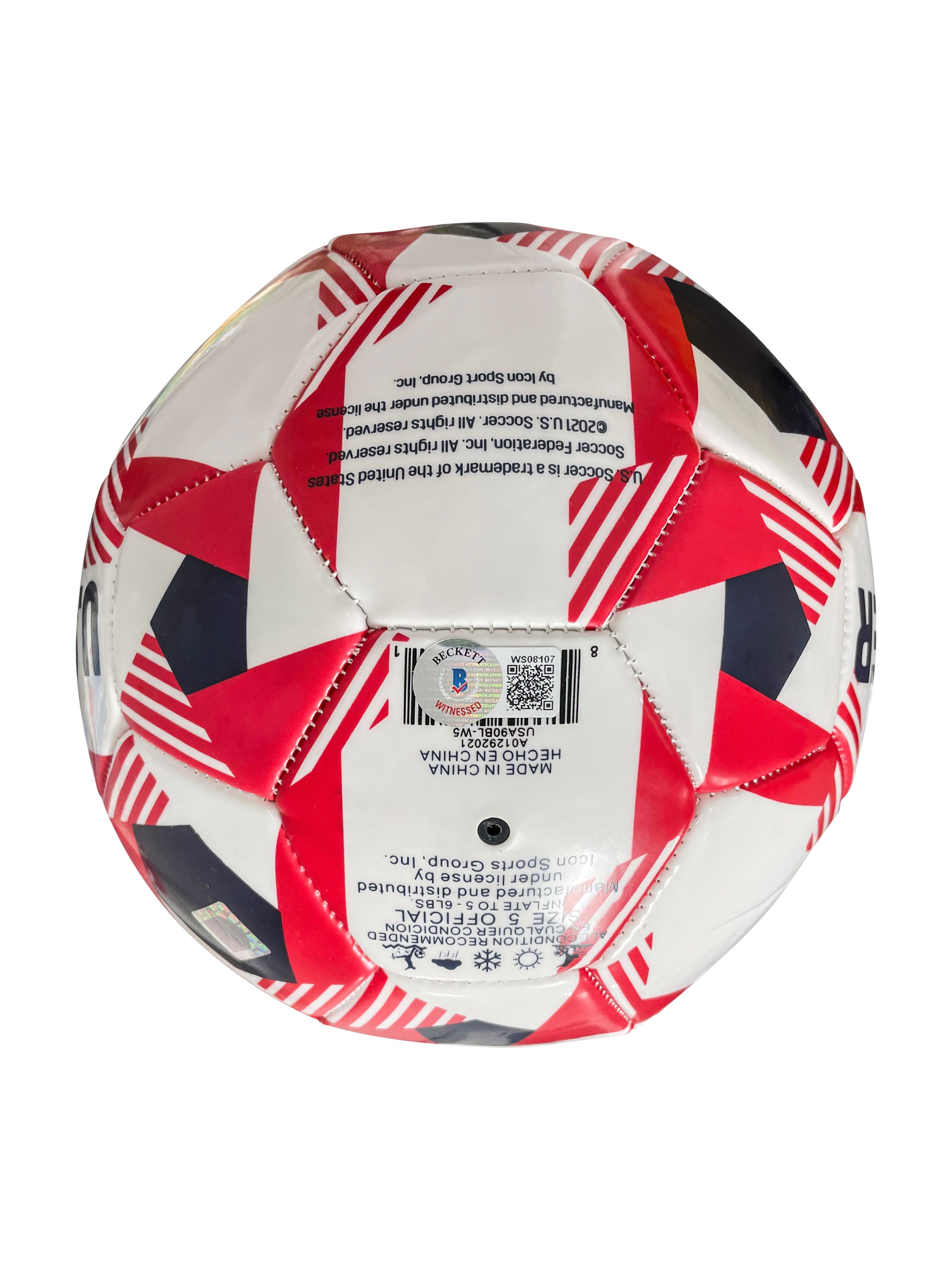 Ricardo Pepi Signed Team USA Soccer Ball (Beckett) at PristineAuction.com Ricardo Pepi Signed Team USA Soccer Ball (Beckett) at PristineAuction.com