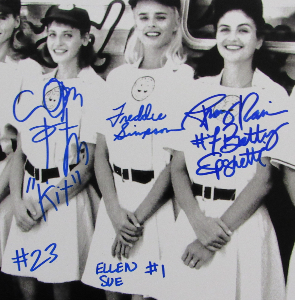 Ann Cusack A League Of Their Own "A League of Their Own" 16x20 Photo Cast-Signed by (8) with Patti