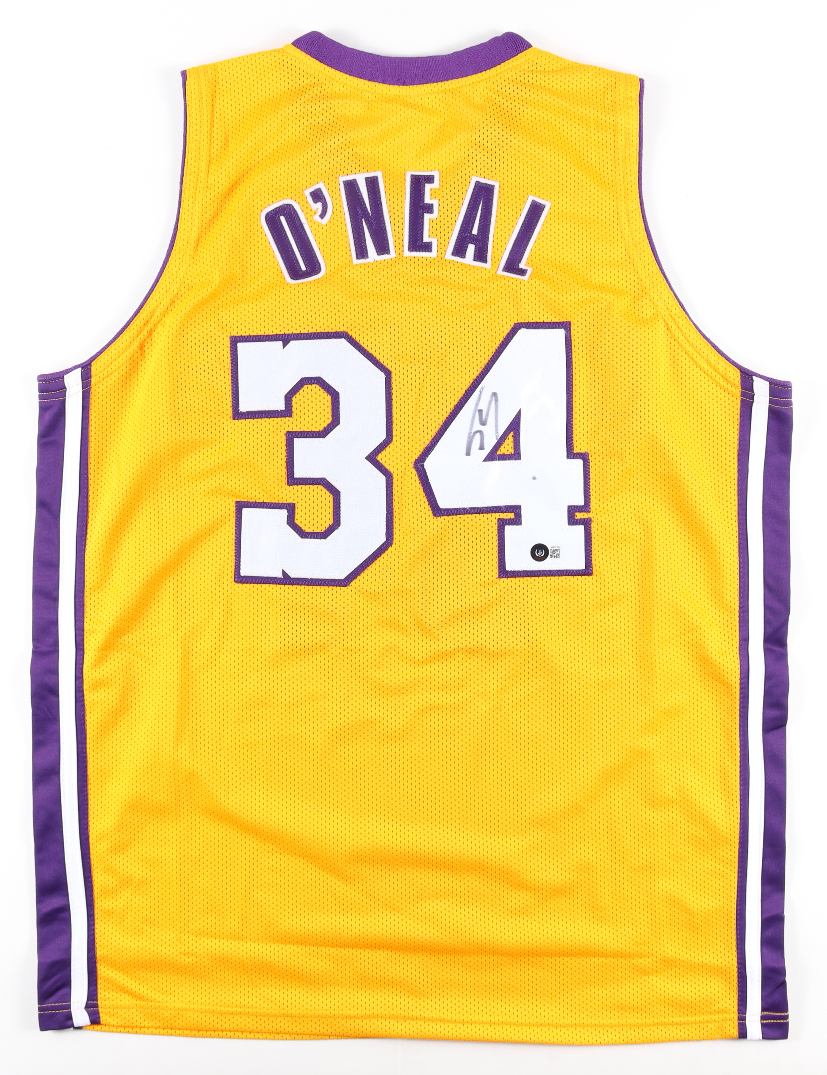 Shaquille O'Neal Signed Jersey (Beckett) at PristineAuction.com Shaquille O'Neal Signed Jersey (Beckett) at PristineAuction.com