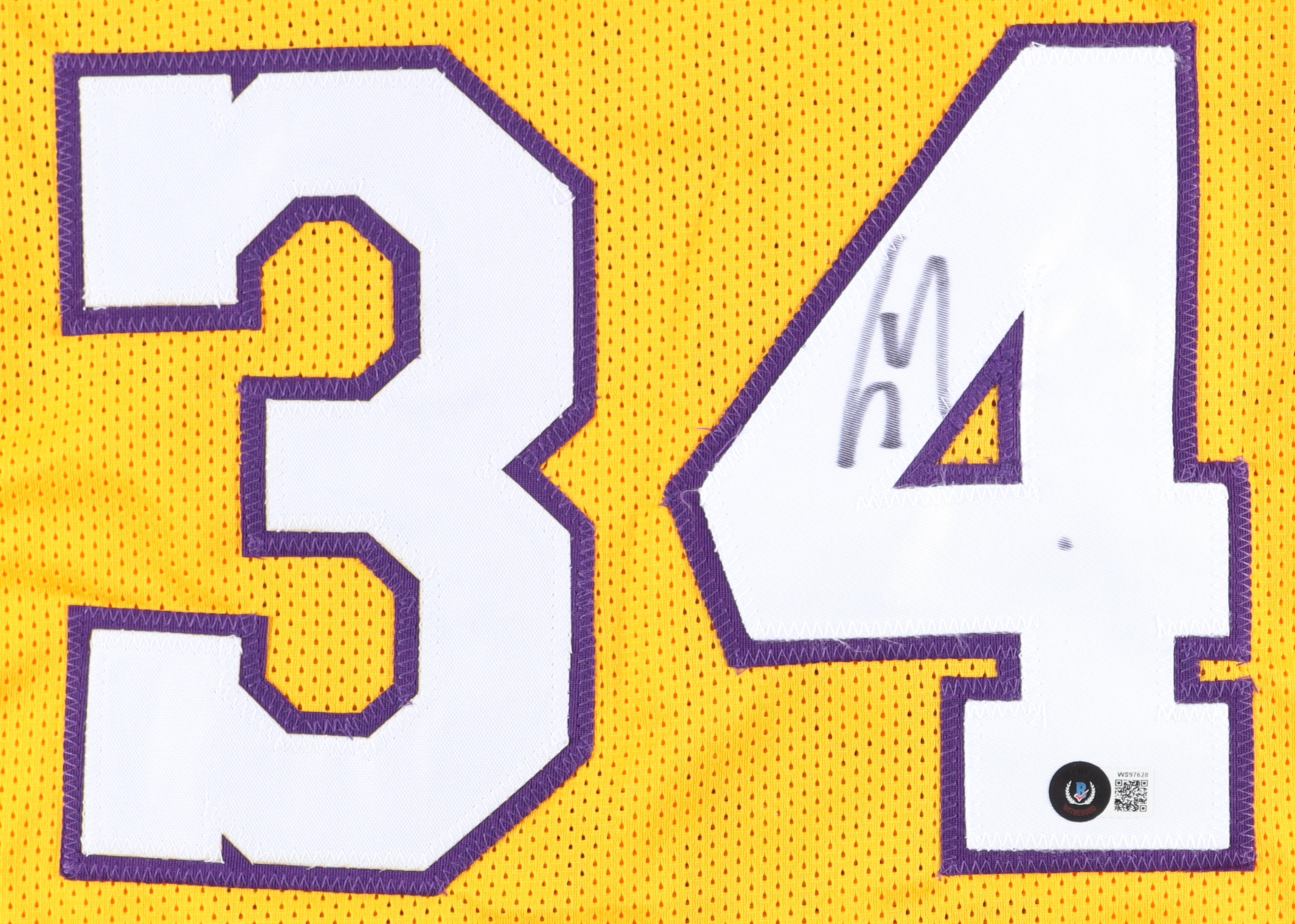 Shaquille O'Neal Signed Jersey (Beckett) at PristineAuction.com Shaquille O'Neal Signed Jersey (Beckett) at PristineAuction.com