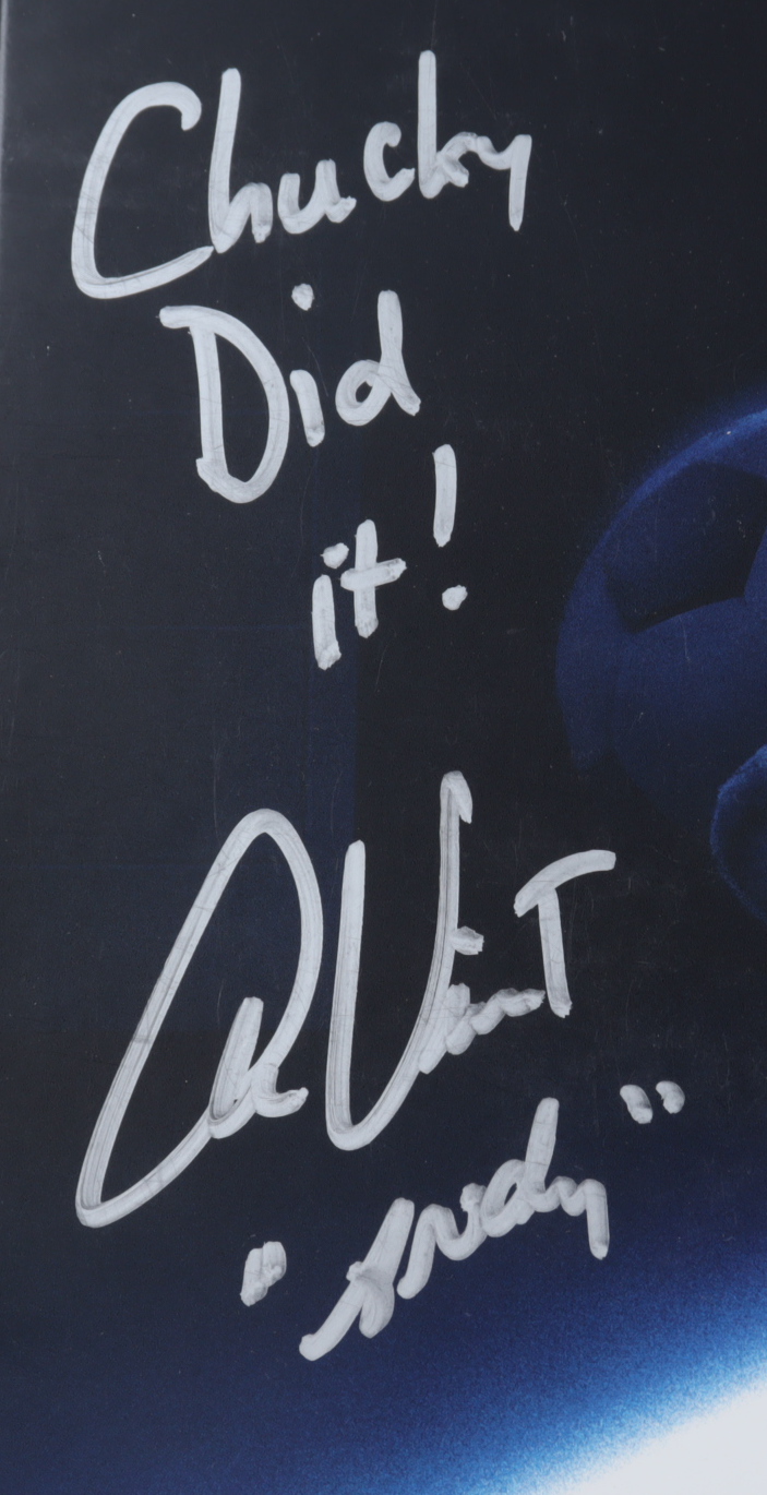 Alex Vincent Signed "Child's Play" Vinyl Record Album Inscribed "Chucky Did It!" & "Andy" (JSA) at PristineAuction.com Alex Vincent Signed "Child's Play" Vinyl Record Album Inscribed "Chucky Did It!" & "Andy" (JSA) at PristineAuction.com