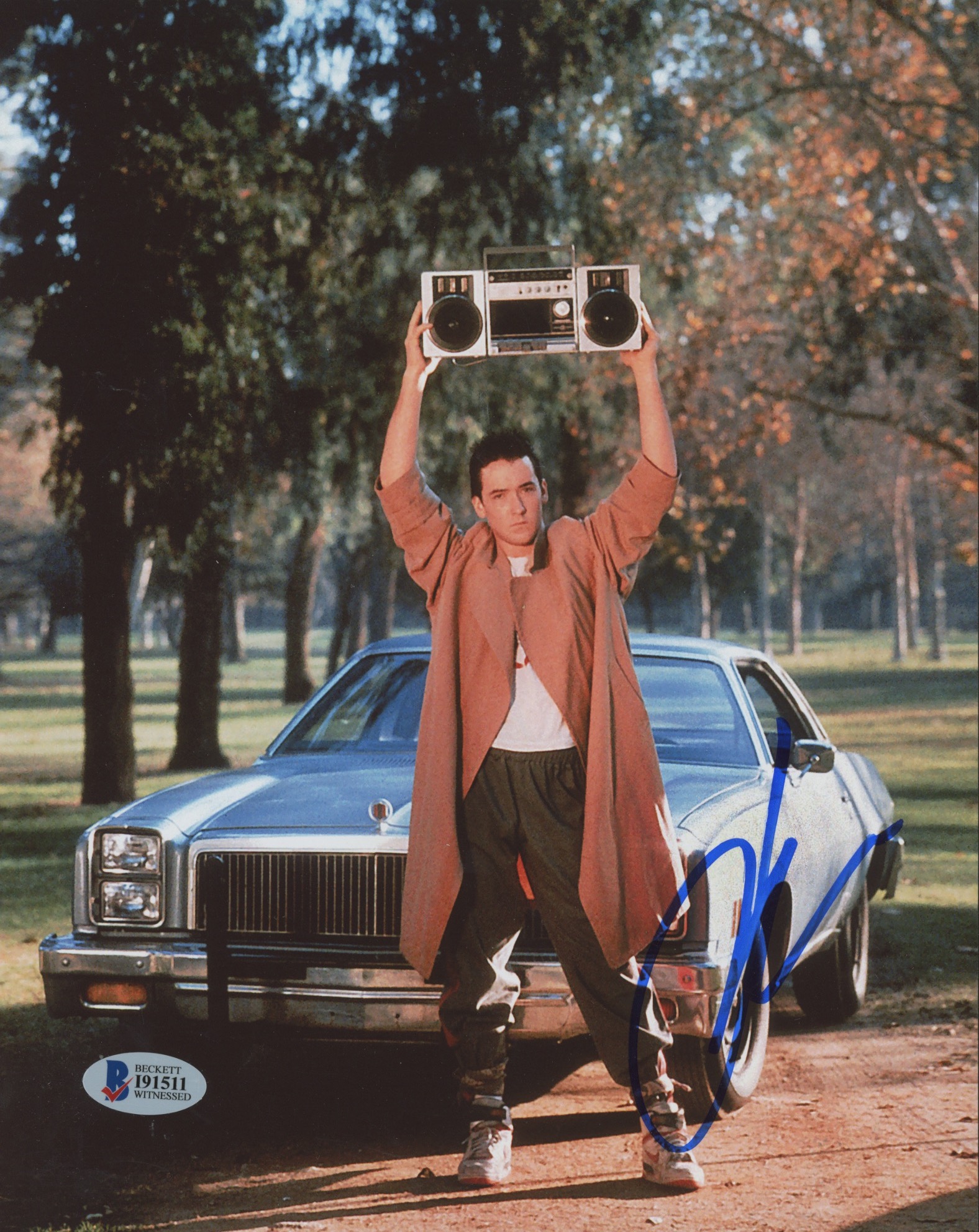 John Cusack Signed "Say Anything" 8x10 Photo (Beckett) at PristineAuction.com John Cusack Signed "Say Anything" 8x10 Photo (Beckett) at PristineAuction.com