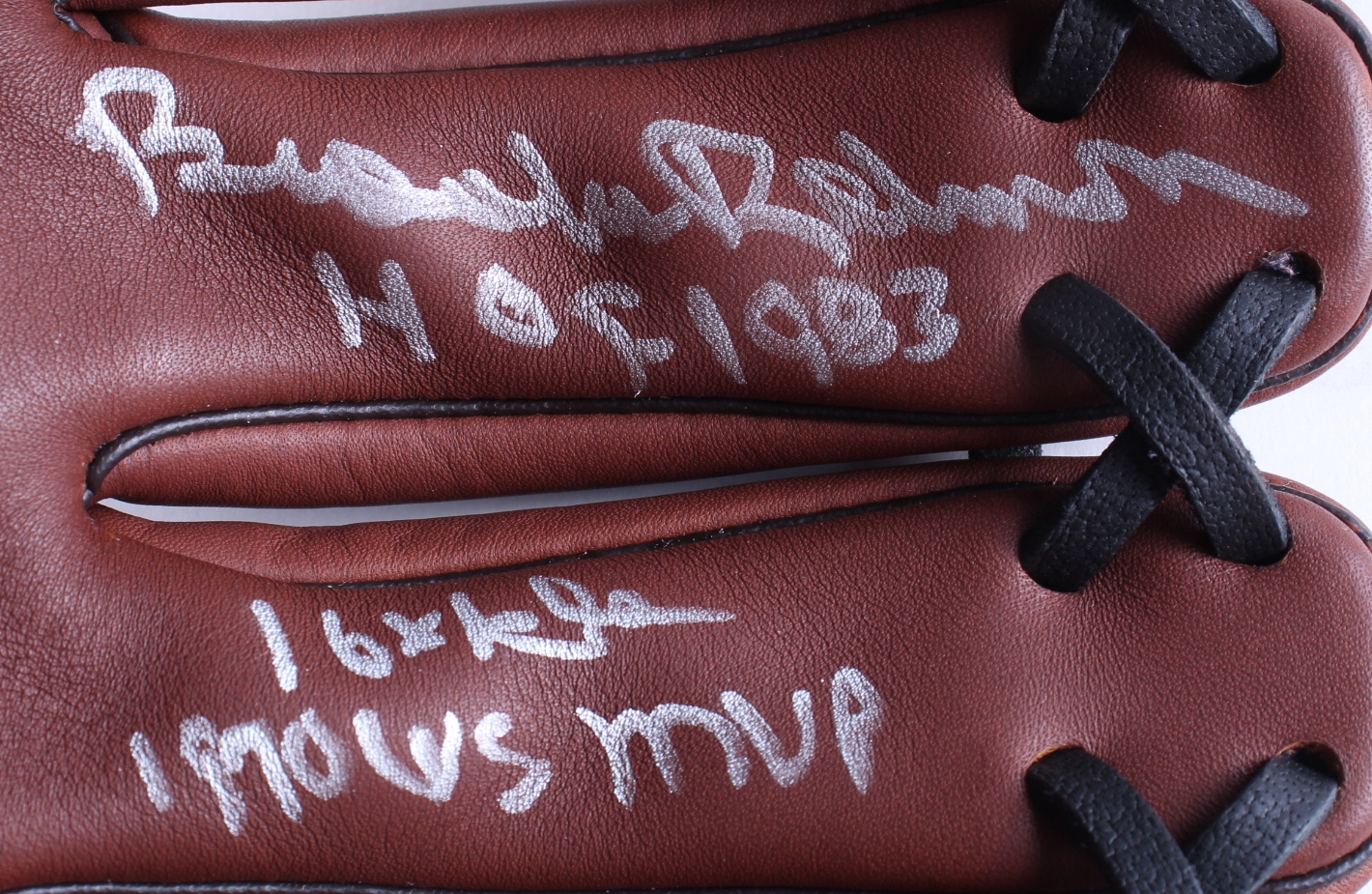 Brooks Robinson Signed Rawlings Baseball Glove Inscribed "HOF 1983", "16x GG" & "1970 WS MVP" with Display Case (PSA) at PristineAuction.com Brooks Robinson Signed Rawlings Baseball Glove Inscribed "HOF 1983", "16x GG" & "1970 WS MVP" with Display Case (PSA) at PristineAuction.com
