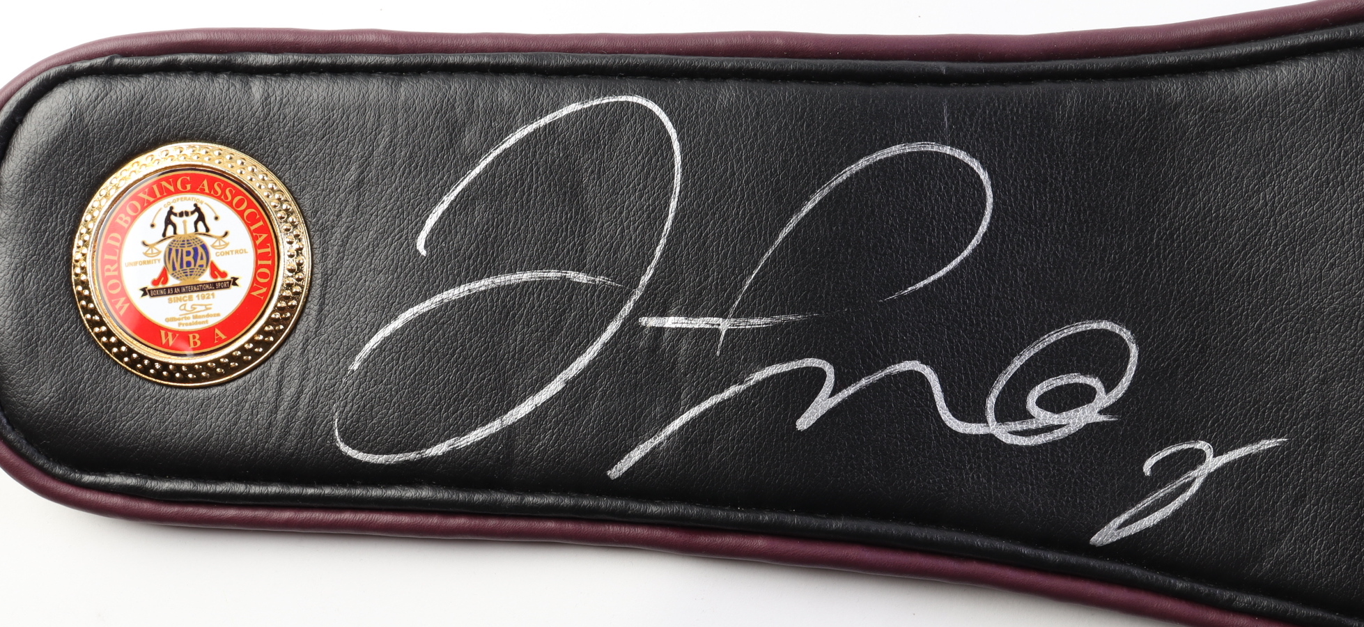 Floyd Mayweather Jr. Signed WBA Championship Belt (PSA) at PristineAuction.com Floyd Mayweather Jr. Signed WBA Championship Belt (PSA) at PristineAuction.com