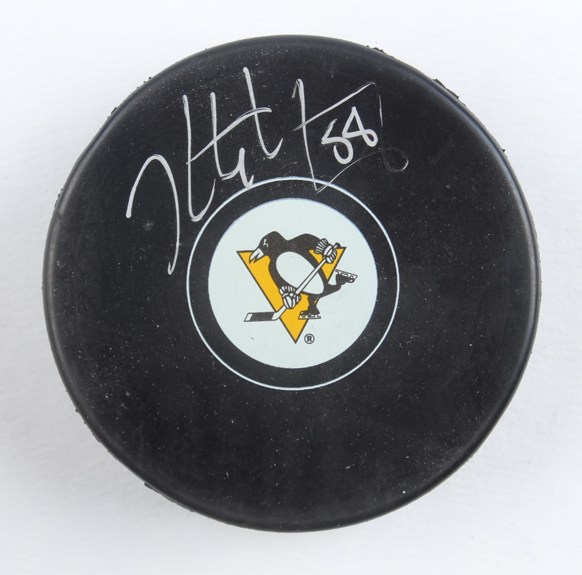Kris Letang Signed Penguins Logo Hockey Puck (Letang & YSMS) at PristineAuction.com Kris Letang Signed Penguins Logo Hockey Puck (Letang & YSMS) at PristineAuction.com