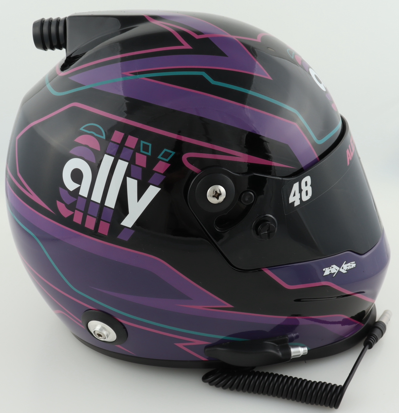 Alex Bowman Signed 2021 NASCAR #48 Ally Full-Size Helmet (PA) at PristineAuction.com Alex Bowman Signed 2021 NASCAR #48 Ally Full-Size Helmet (PA) at PristineAuction.com