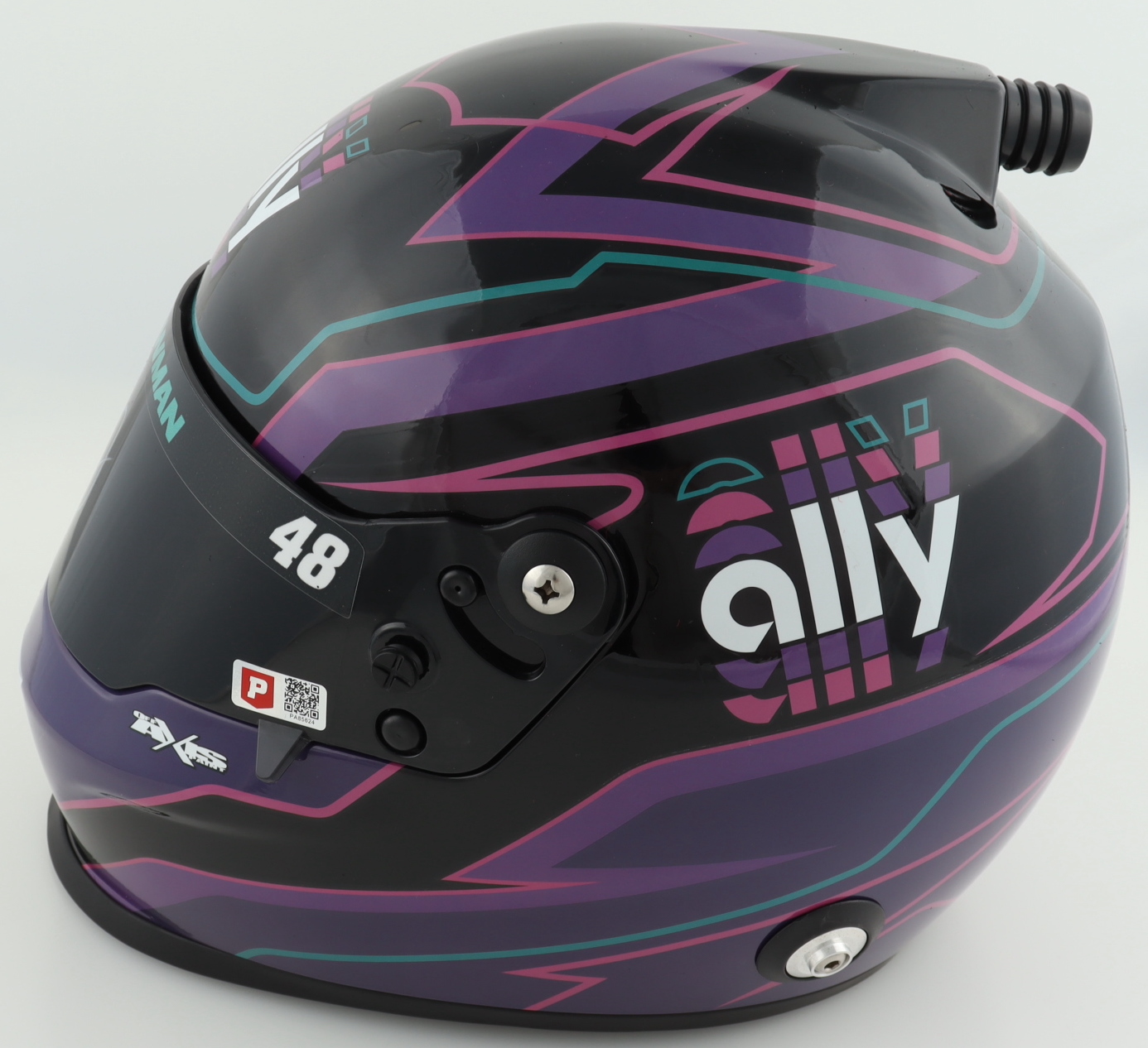 Alex Bowman Signed 2021 NASCAR #48 Ally Full-Size Helmet (PA) at PristineAuction.com Alex Bowman Signed 2021 NASCAR #48 Ally Full-Size Helmet (PA) at PristineAuction.com