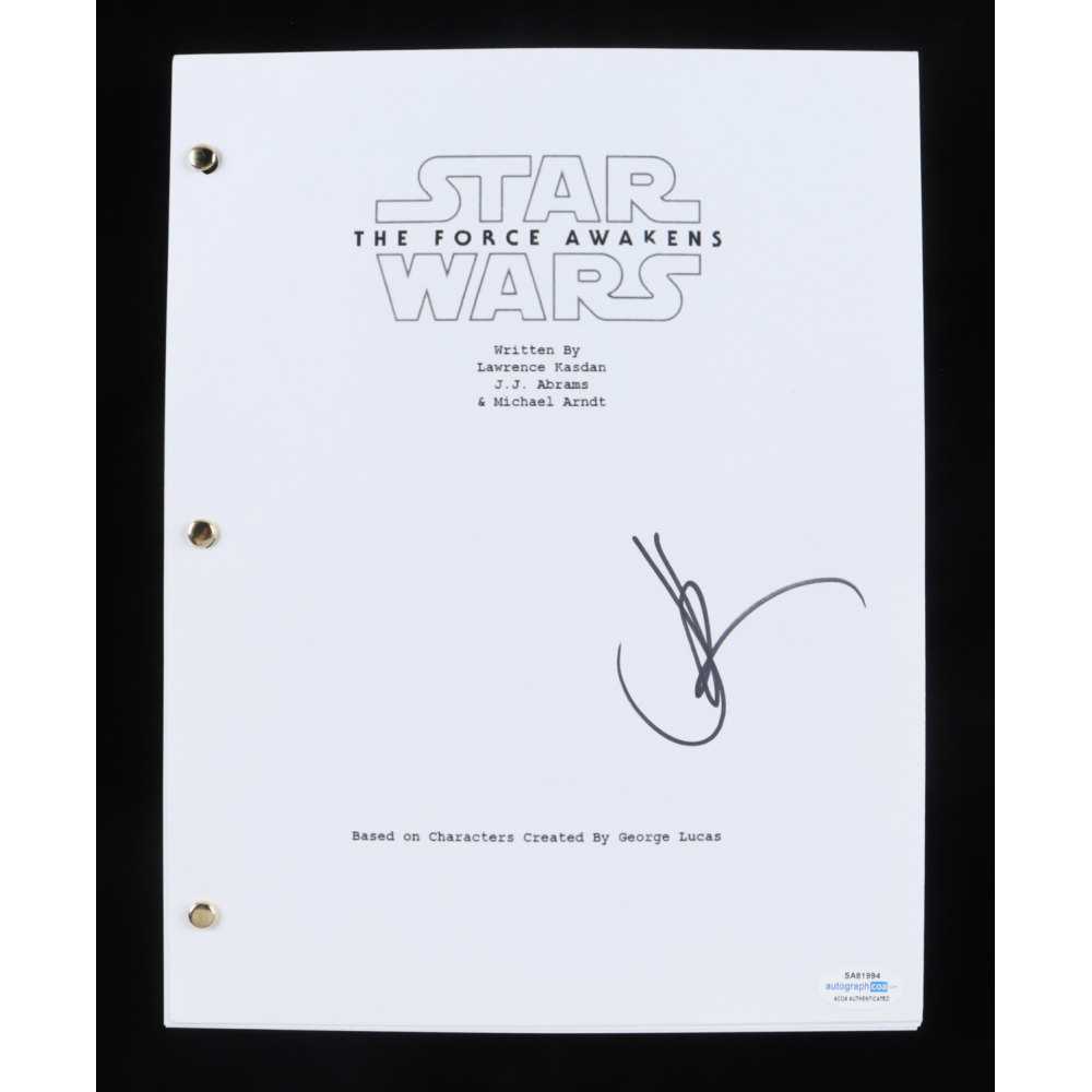 J.J. Abrams Signed 