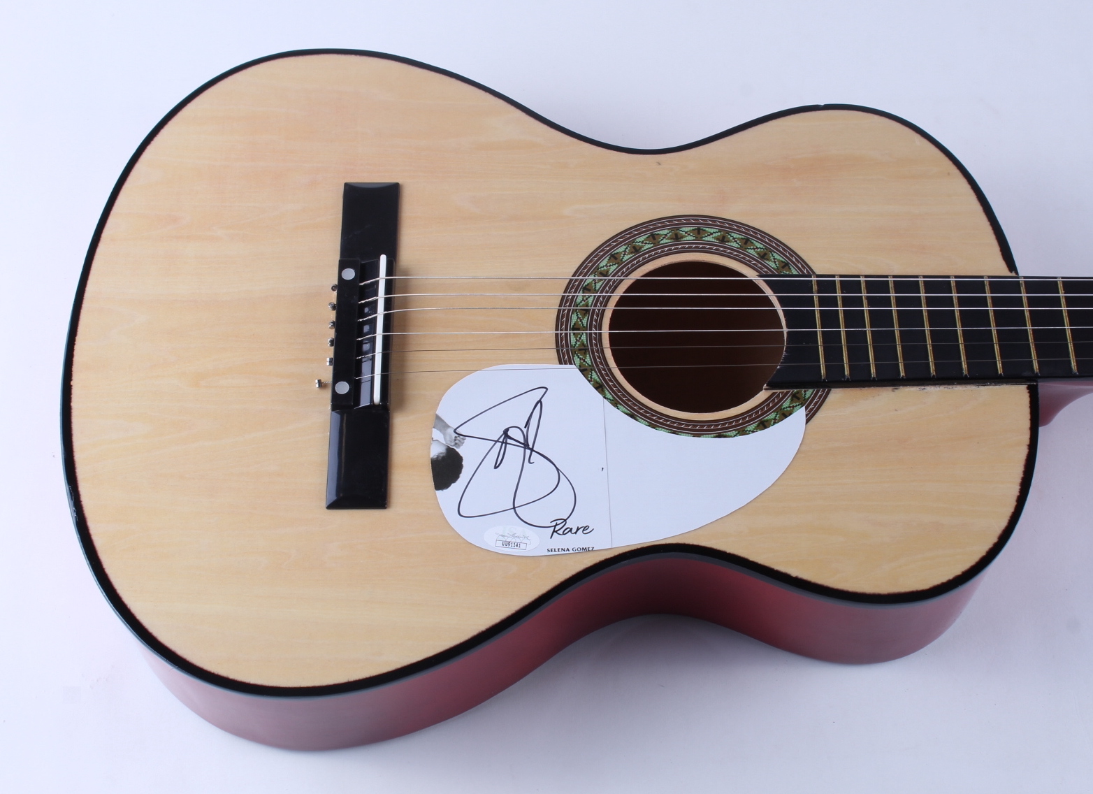 Selena Gomez Signed 38" Acoustic Guitar (JSA) at PristineAuction.com Selena Gomez Signed 38" Acoustic Guitar (JSA) at PristineAuction.com