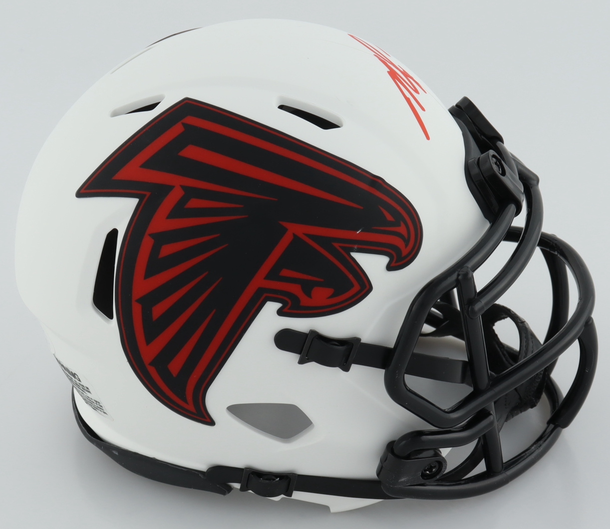 Michael Vick Signed Falcons Lunar Eclipse Alternate Speed Mini Helmet (JSA) at PristineAuction.com Michael Vick Signed Falcons Lunar Eclipse Alternate Speed Mini Helmet (JSA) at PristineAuction.com